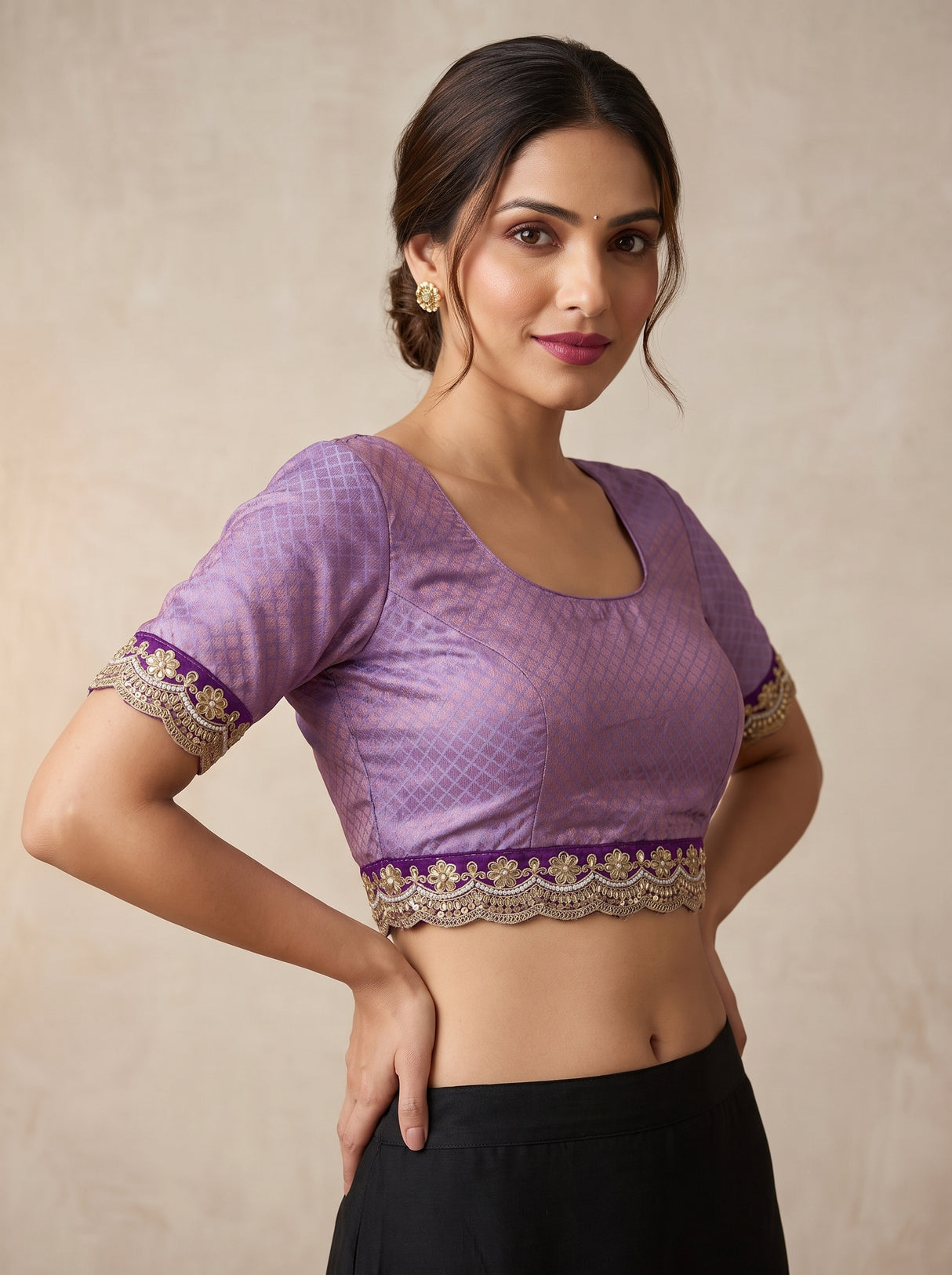 MIMOSA Saree Saree — blouse close-up