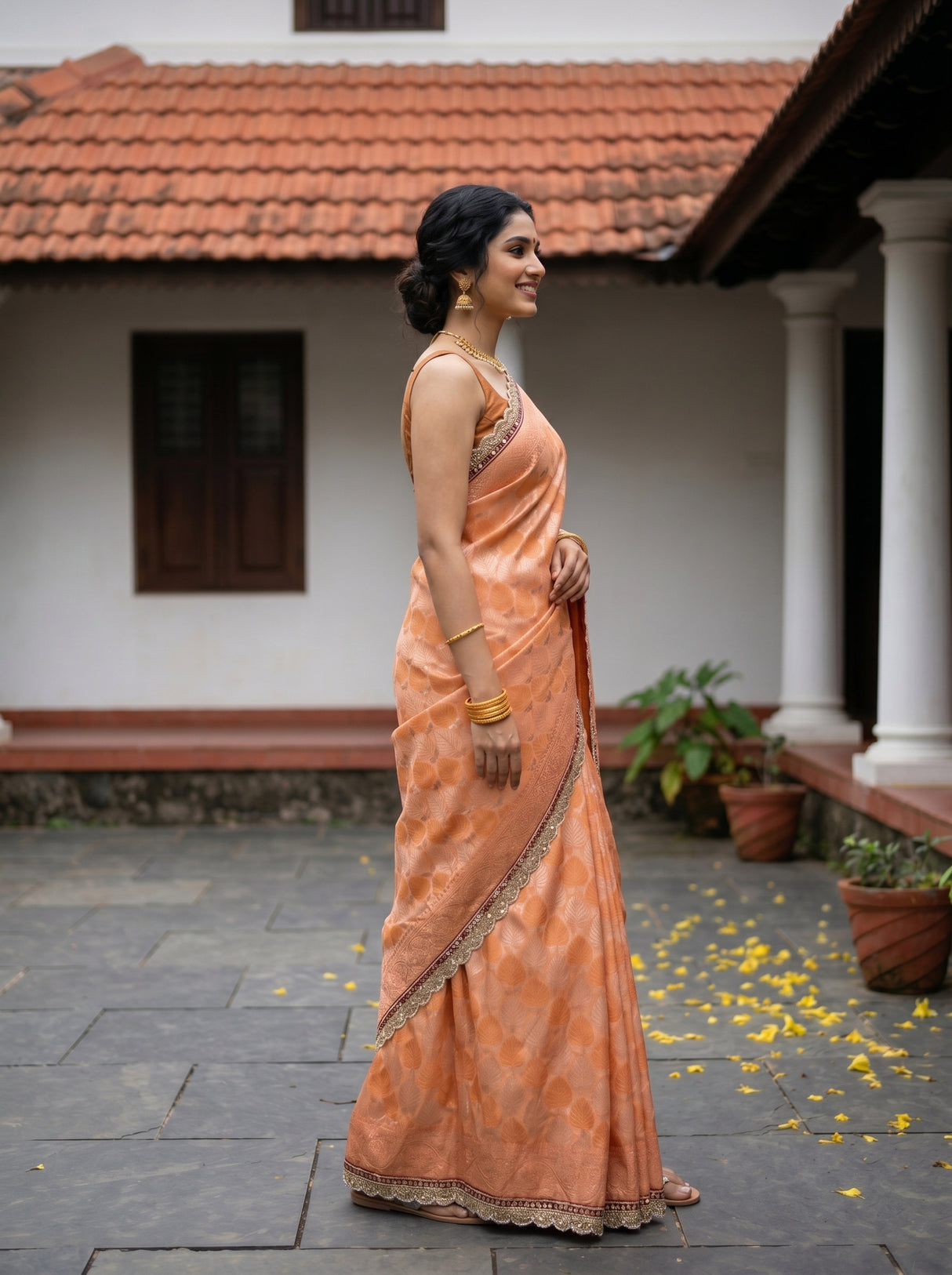 MIMOSA Saree Saree — pose 3 styling detail