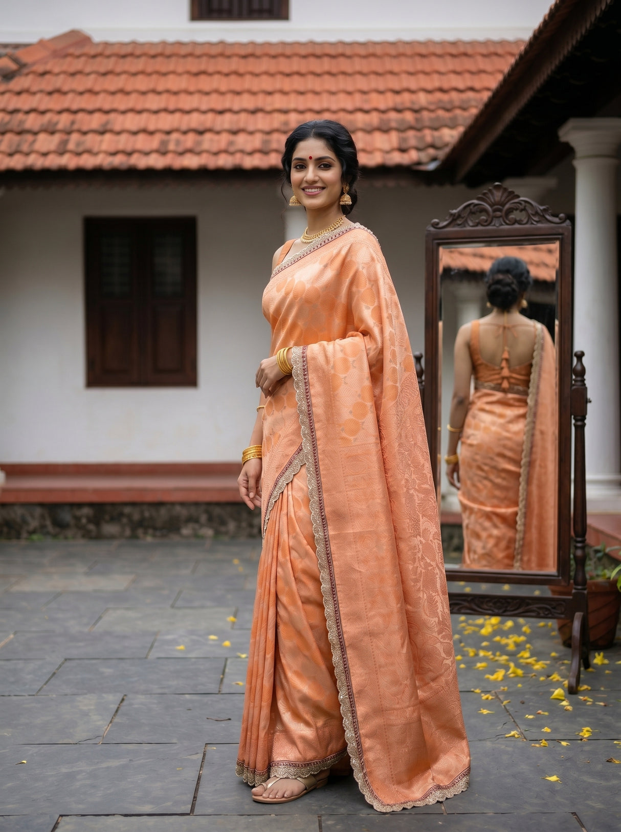MIMOSA Saree Saree — pose 5 styling detail