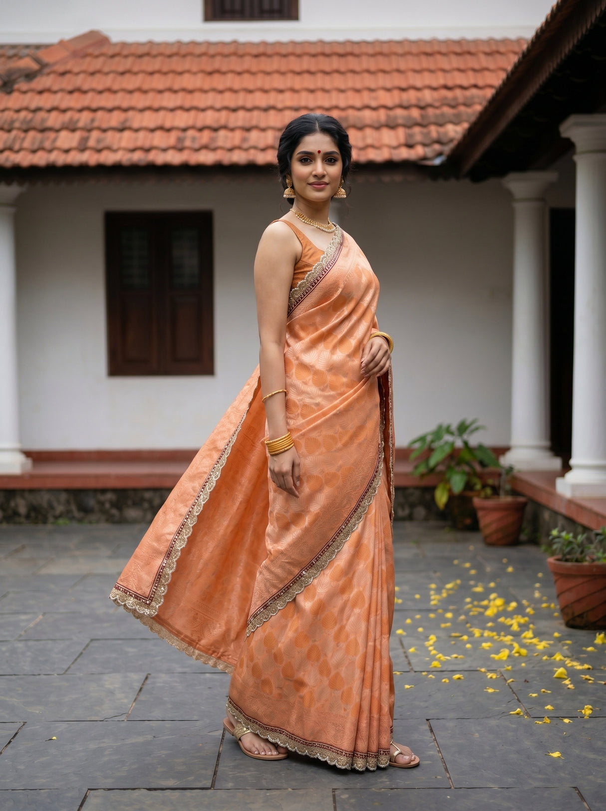 MIMOSA Saree Saree — pose 9 styling detail