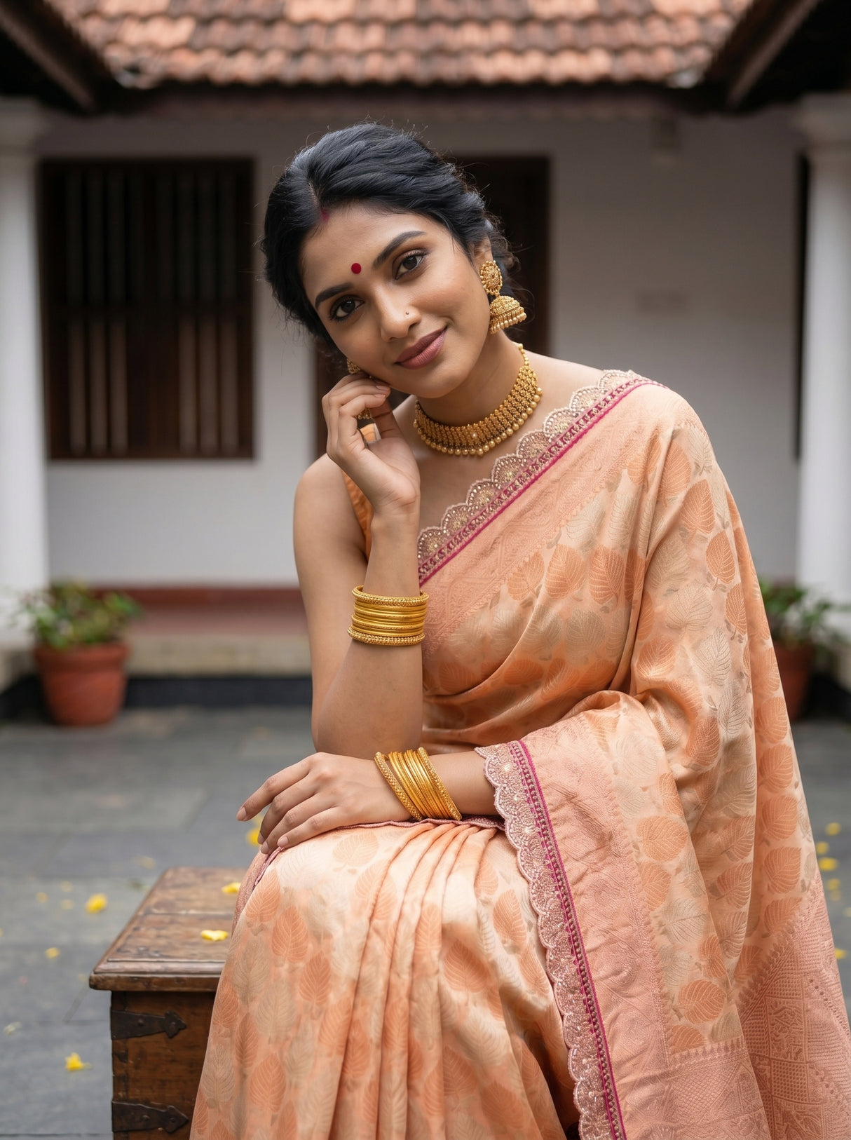 MIMOSA Saree Saree — pose 10 styling detail
