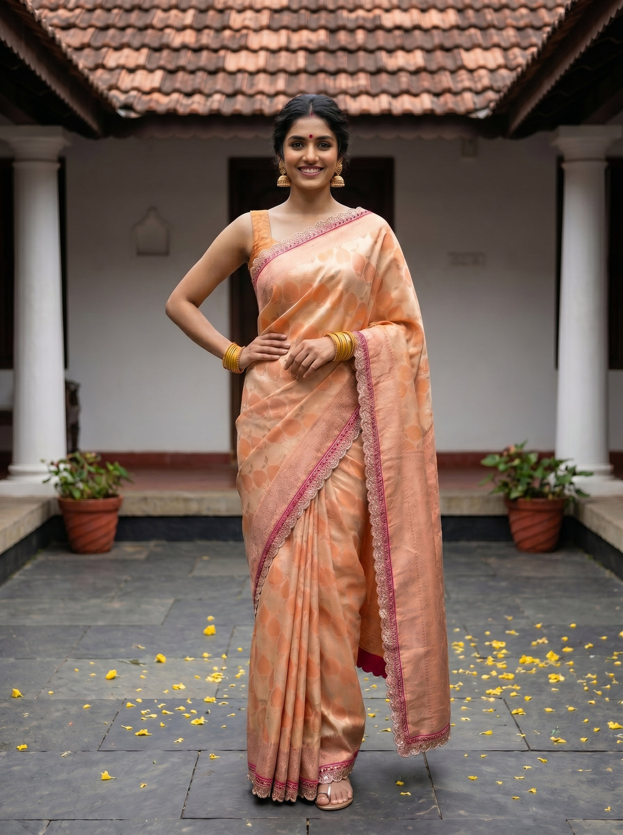 MIMOSA Saree Saree — pose 4 styling detail