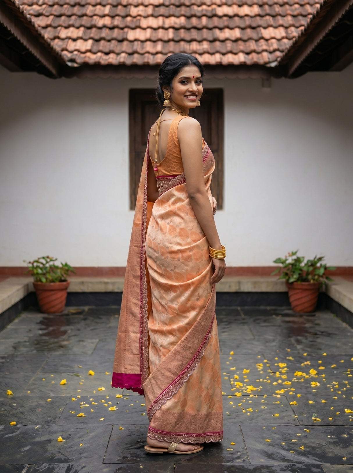 MIMOSA Saree Saree — pose 7 styling detail