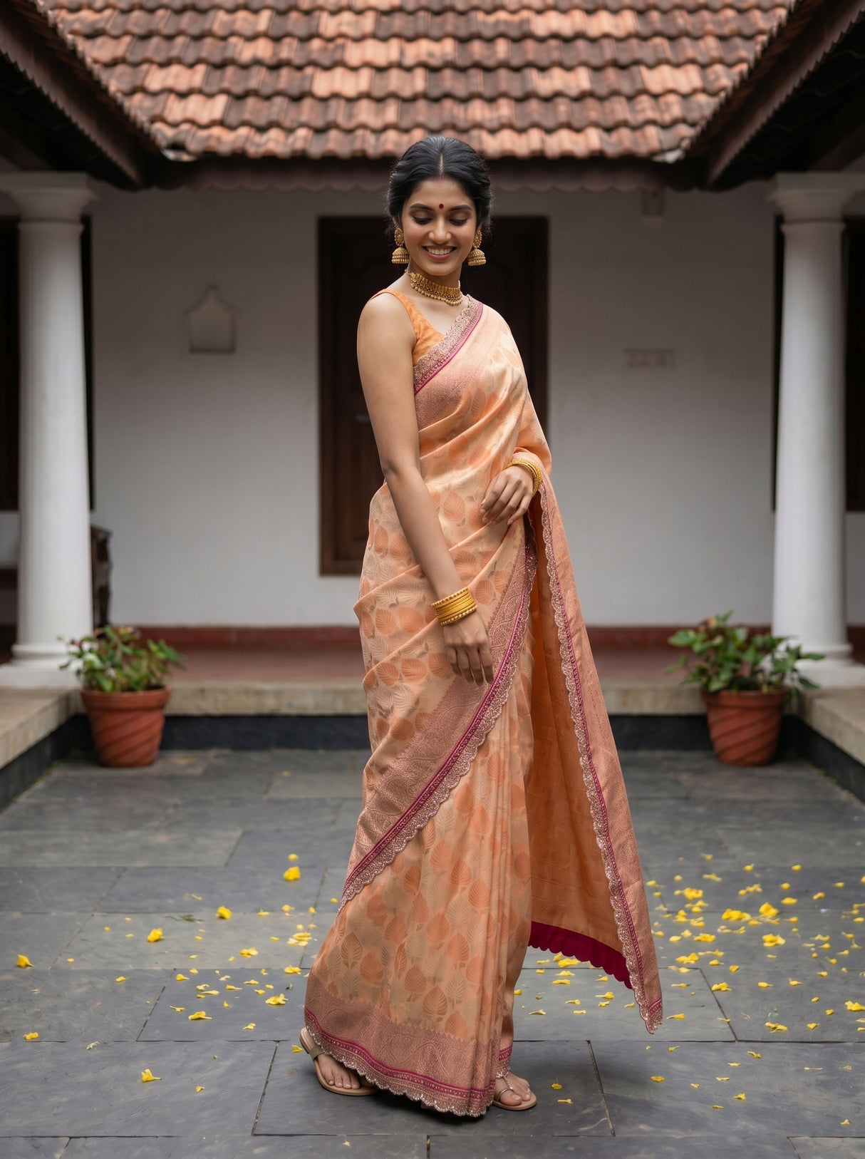 MIMOSA Saree Saree — pose 9 styling detail