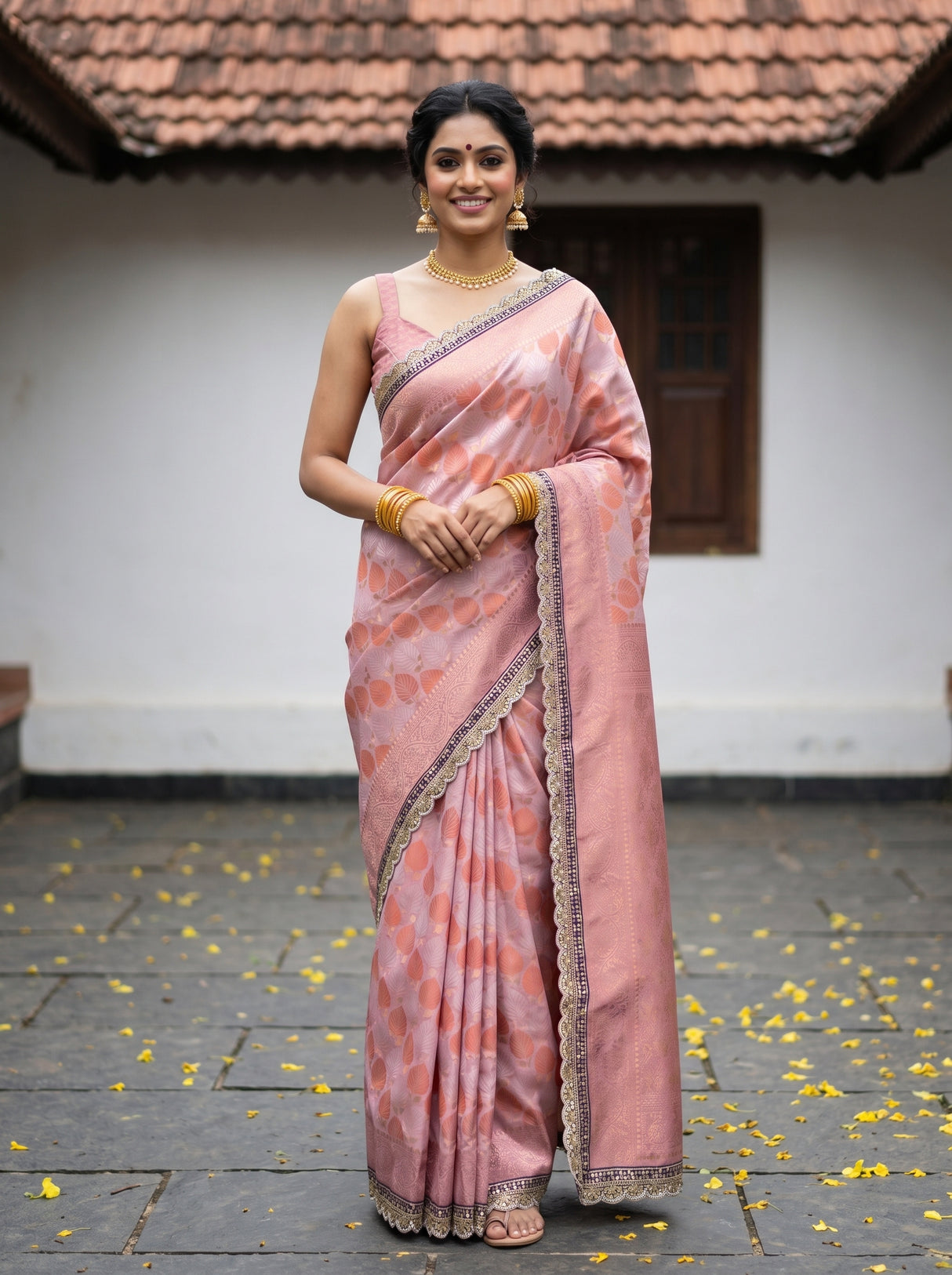 MIMOSA Saree Saree — front view on mannequin