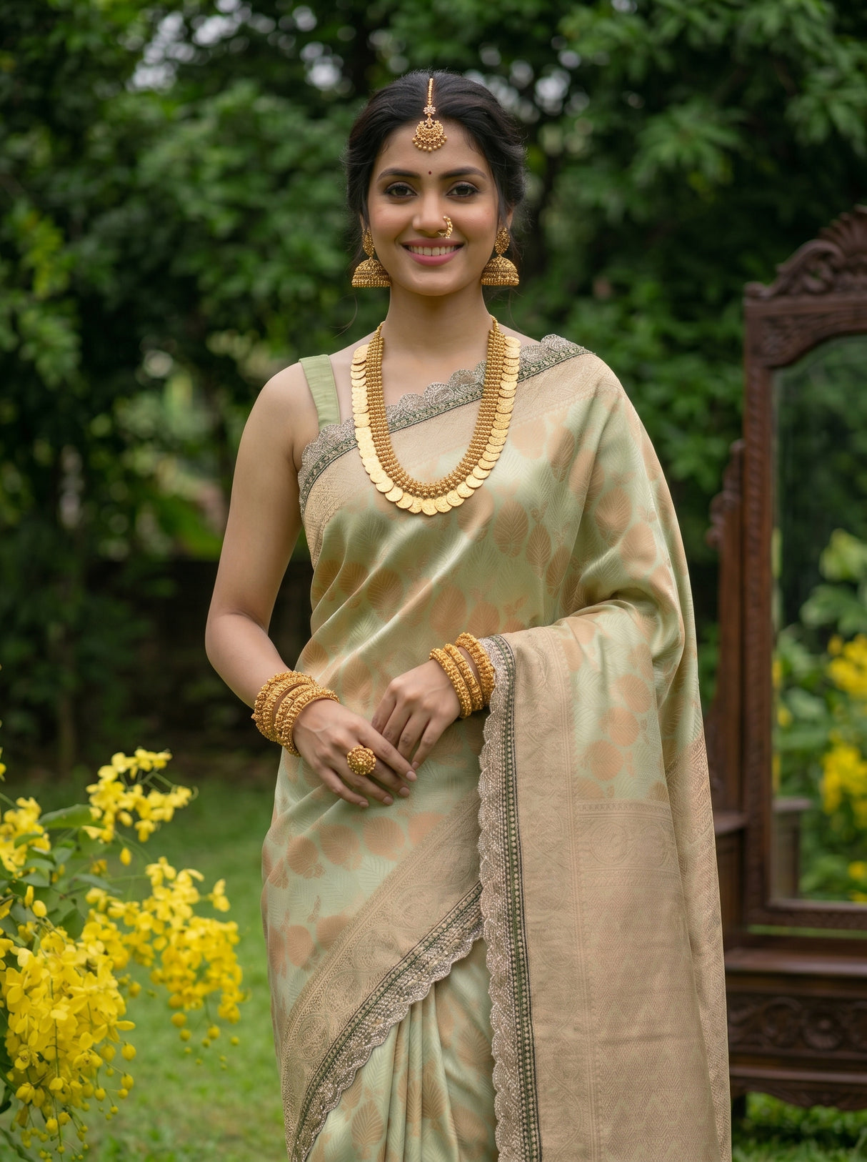 MIMOSA Saree Saree — pose 10 styling detail
