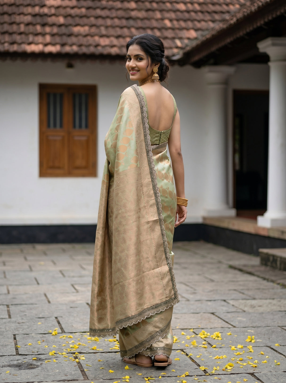 MIMOSA Saree Saree — pose 7 styling detail