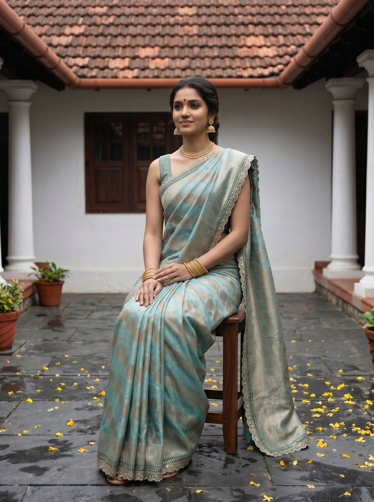 MIMOSA Saree Saree — pose 8 styling detail