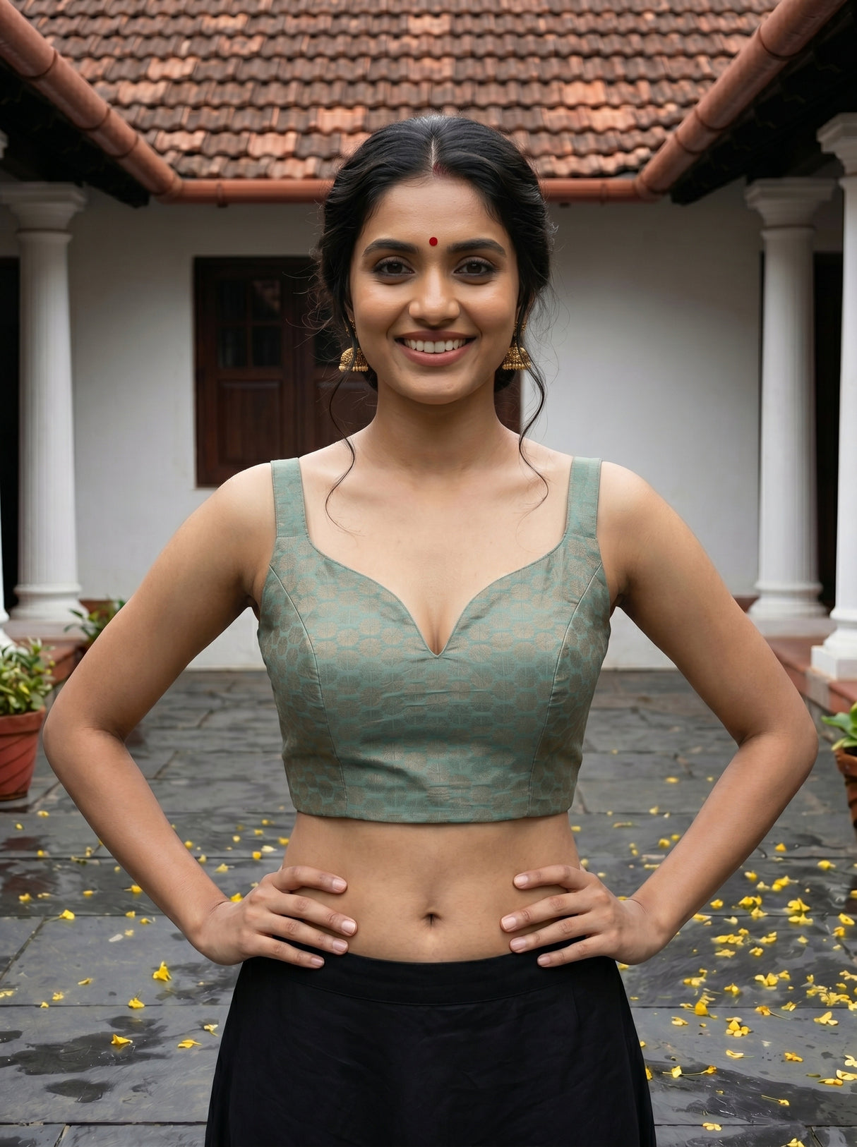 MIMOSA Saree Saree — blouse close-up