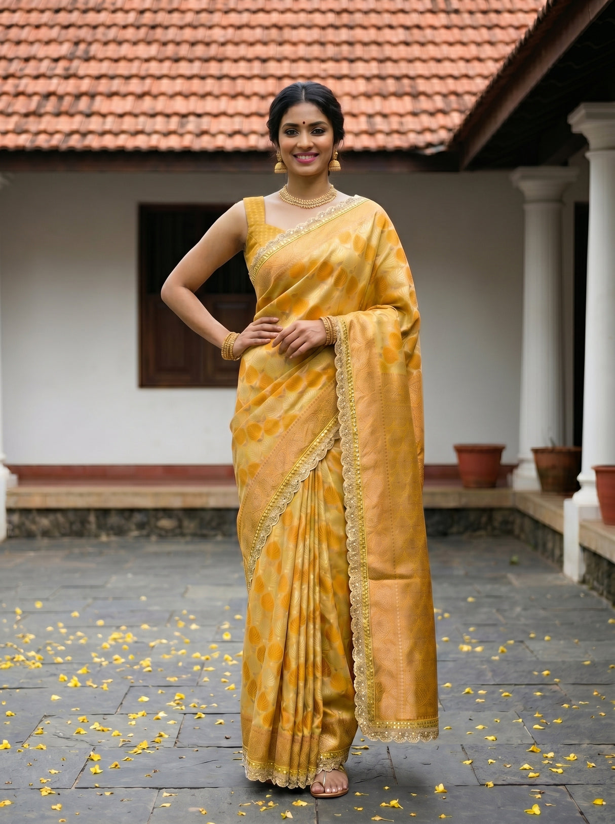 MIMOSA Saree Saree — pose 4 styling detail
