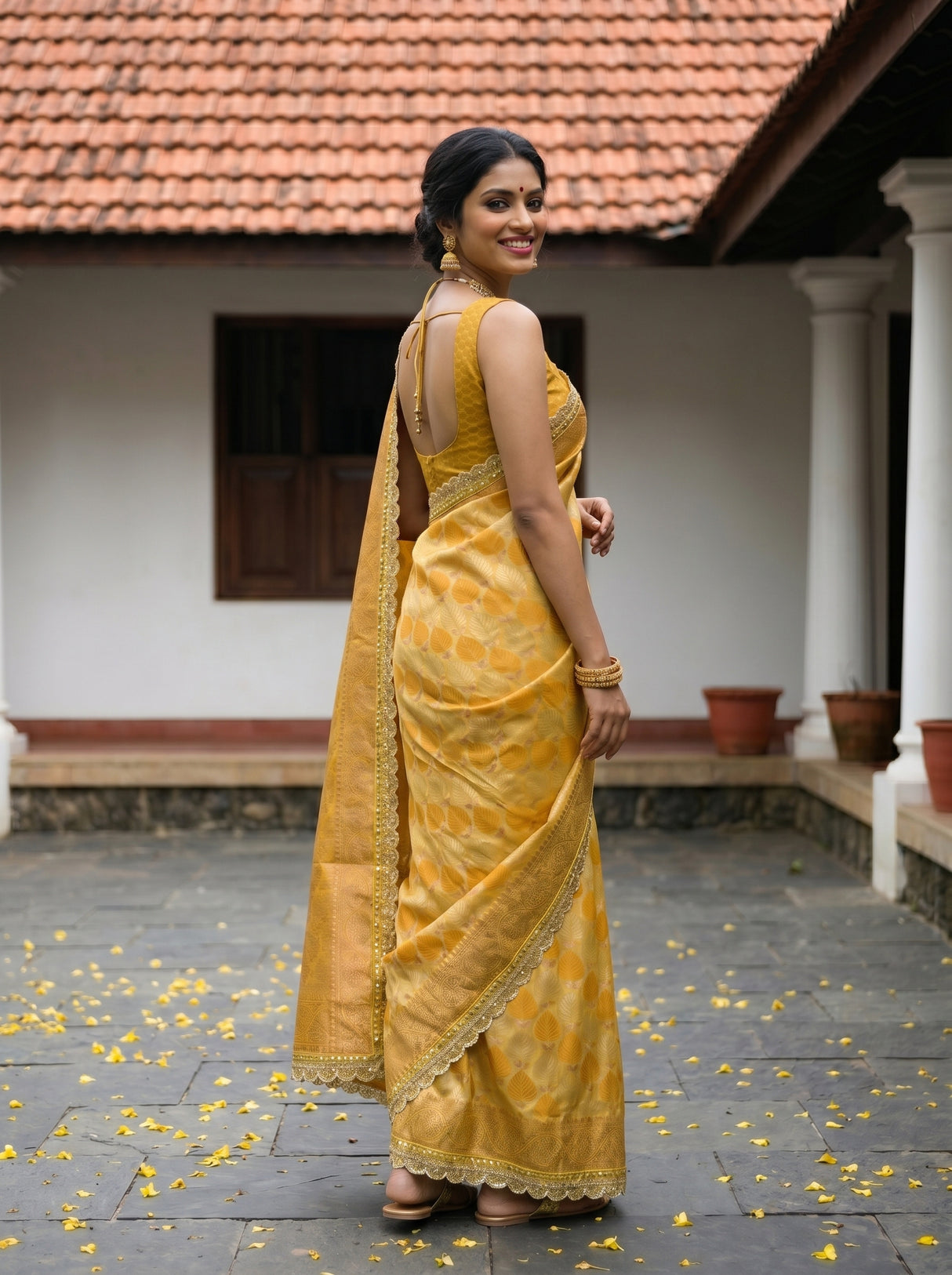 MIMOSA Saree Saree — pose 5 styling detail