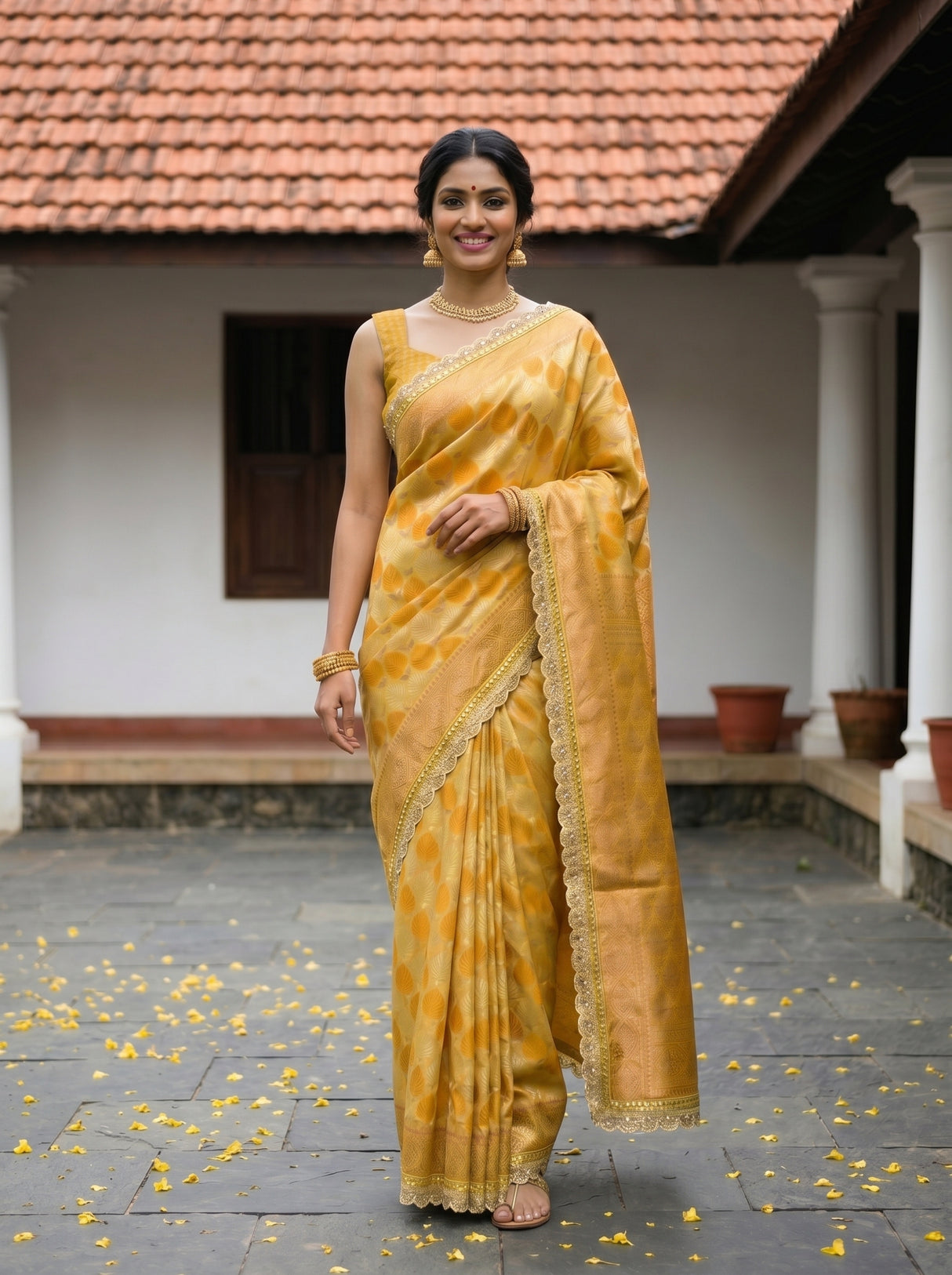 MIMOSA Saree Saree — pose 6 styling detail