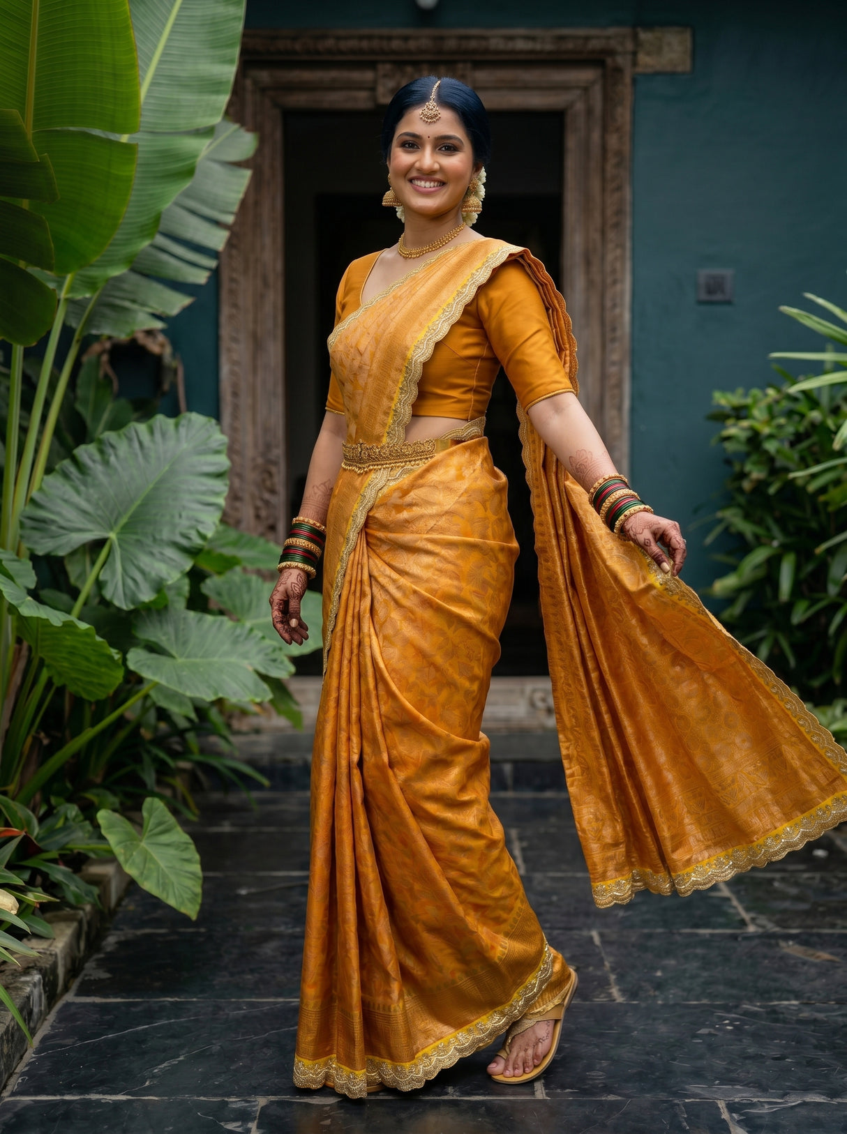 MIMOSA Saree Saree — pose 9 styling detail