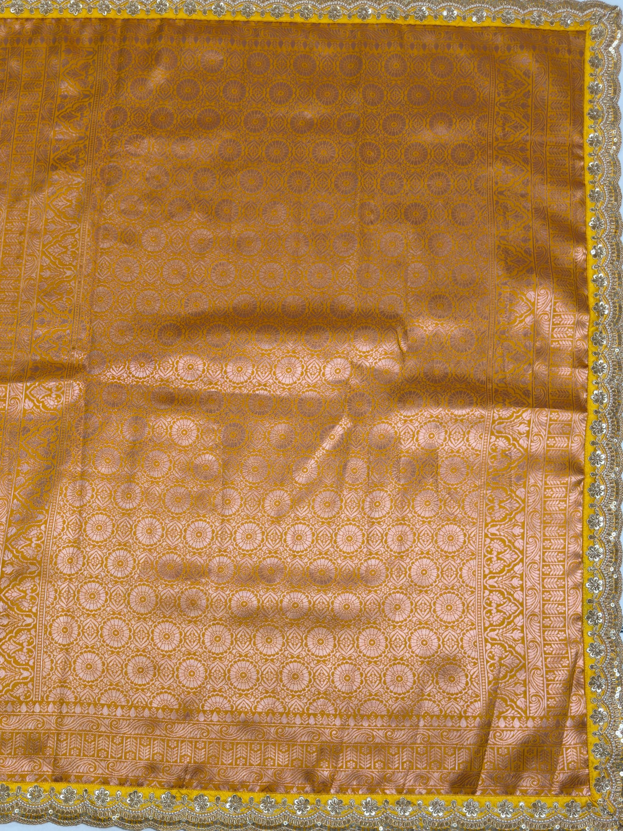MIMOSA Saree Saree — pallu and zari work detail