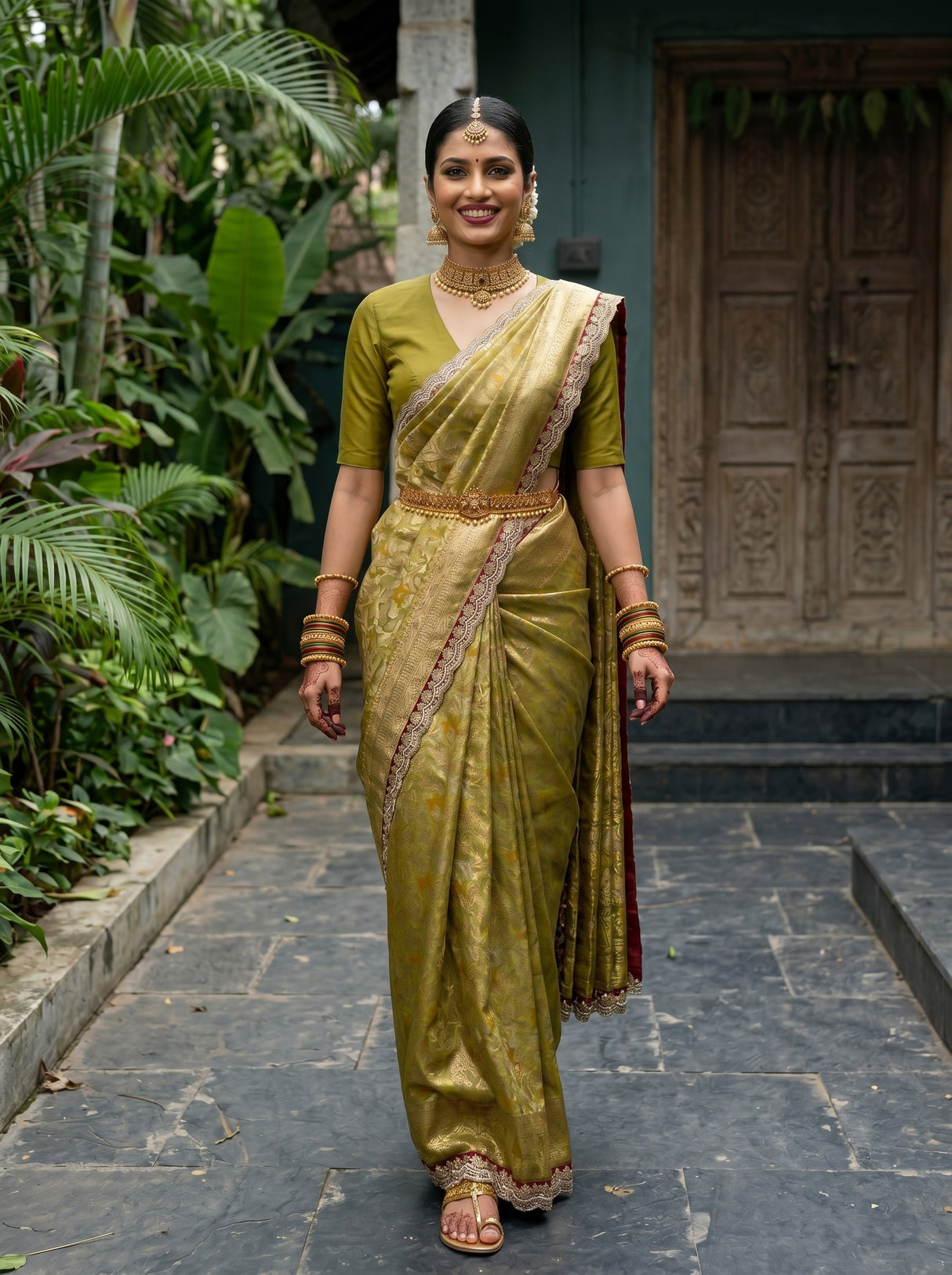 MIMOSA Saree Saree — pose 6 styling detail