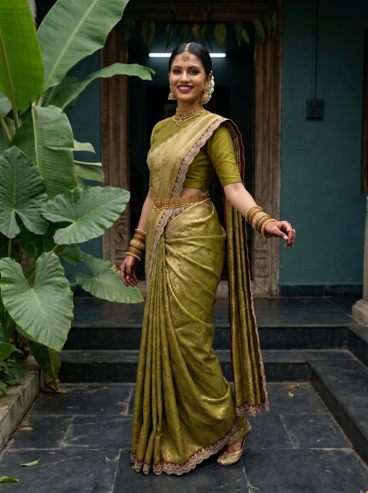 MIMOSA Saree Saree — pose 9 styling detail