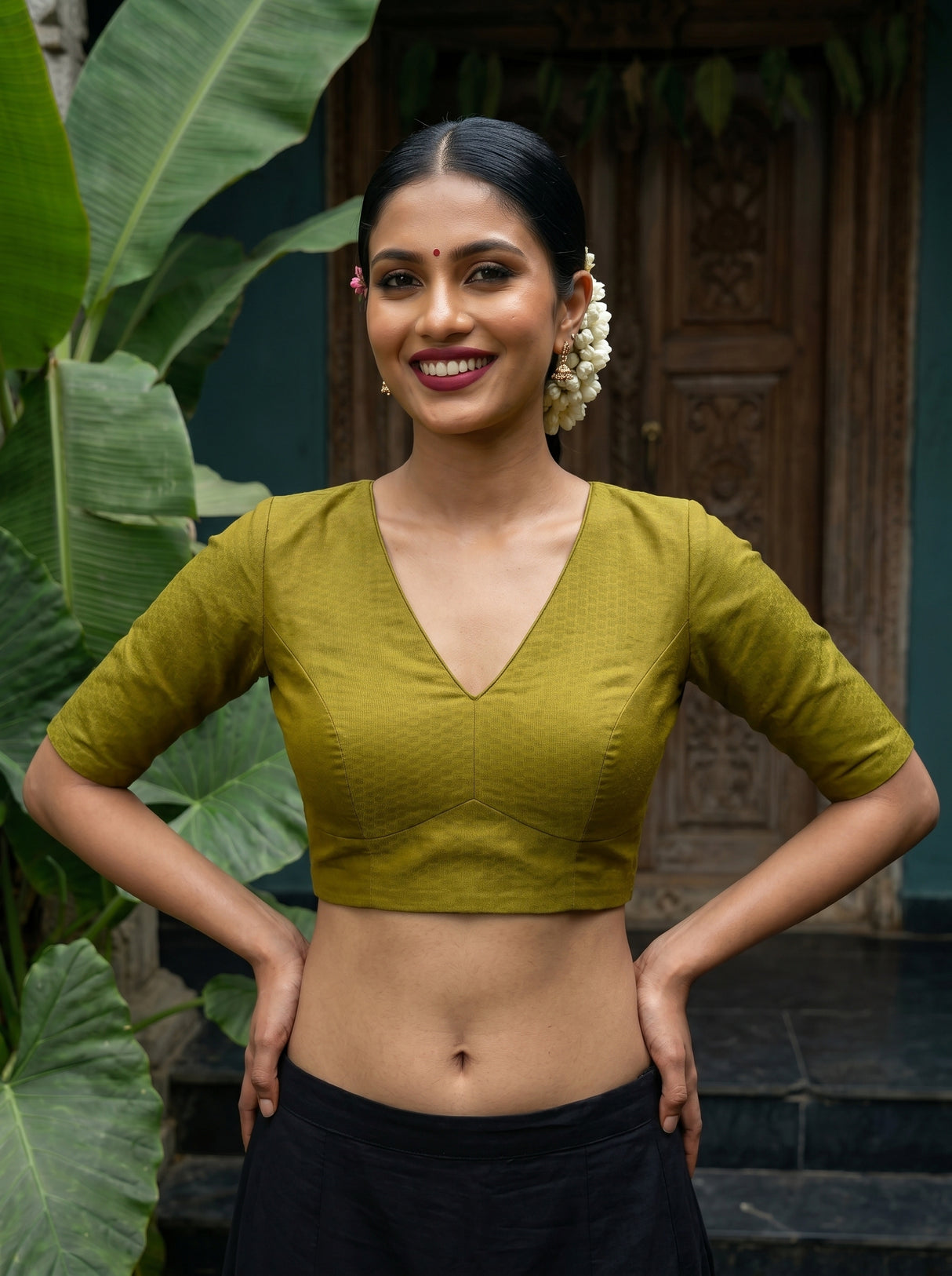 MIMOSA Saree Saree — blouse close-up