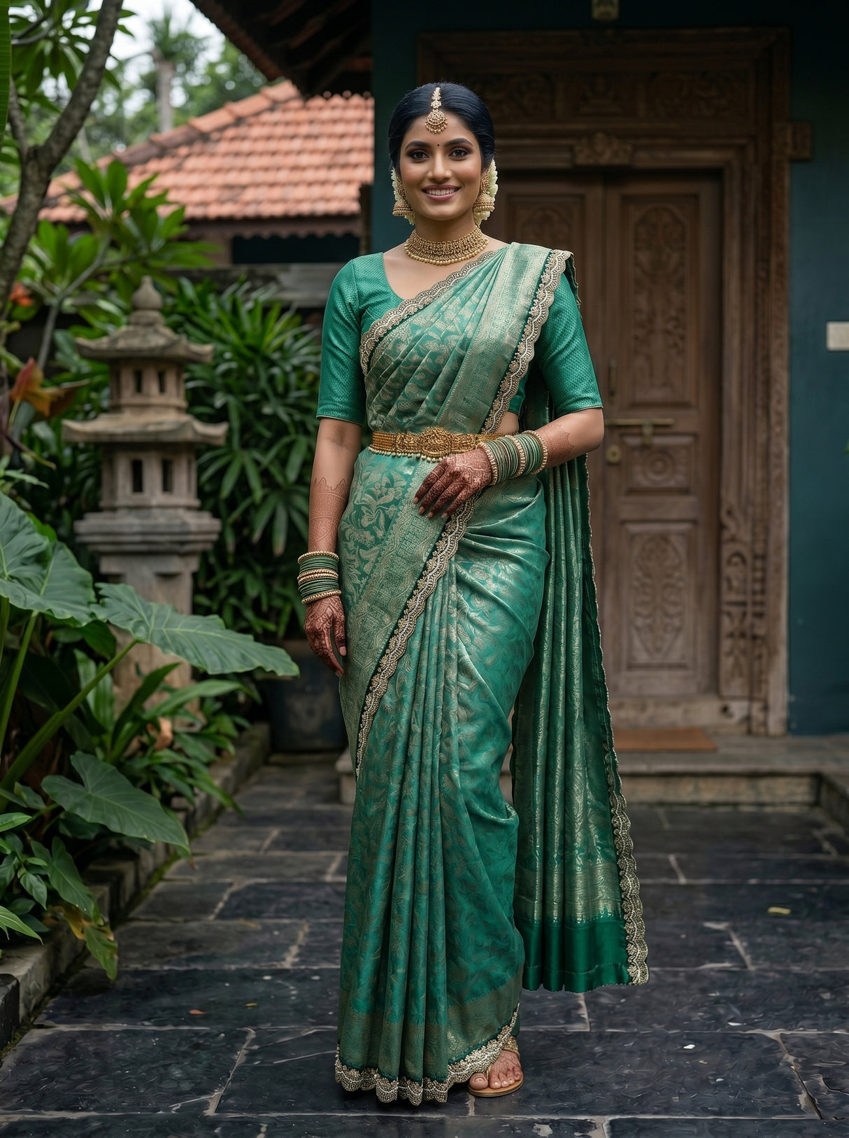 MIMOSA Saree Saree — pose 7 styling detail