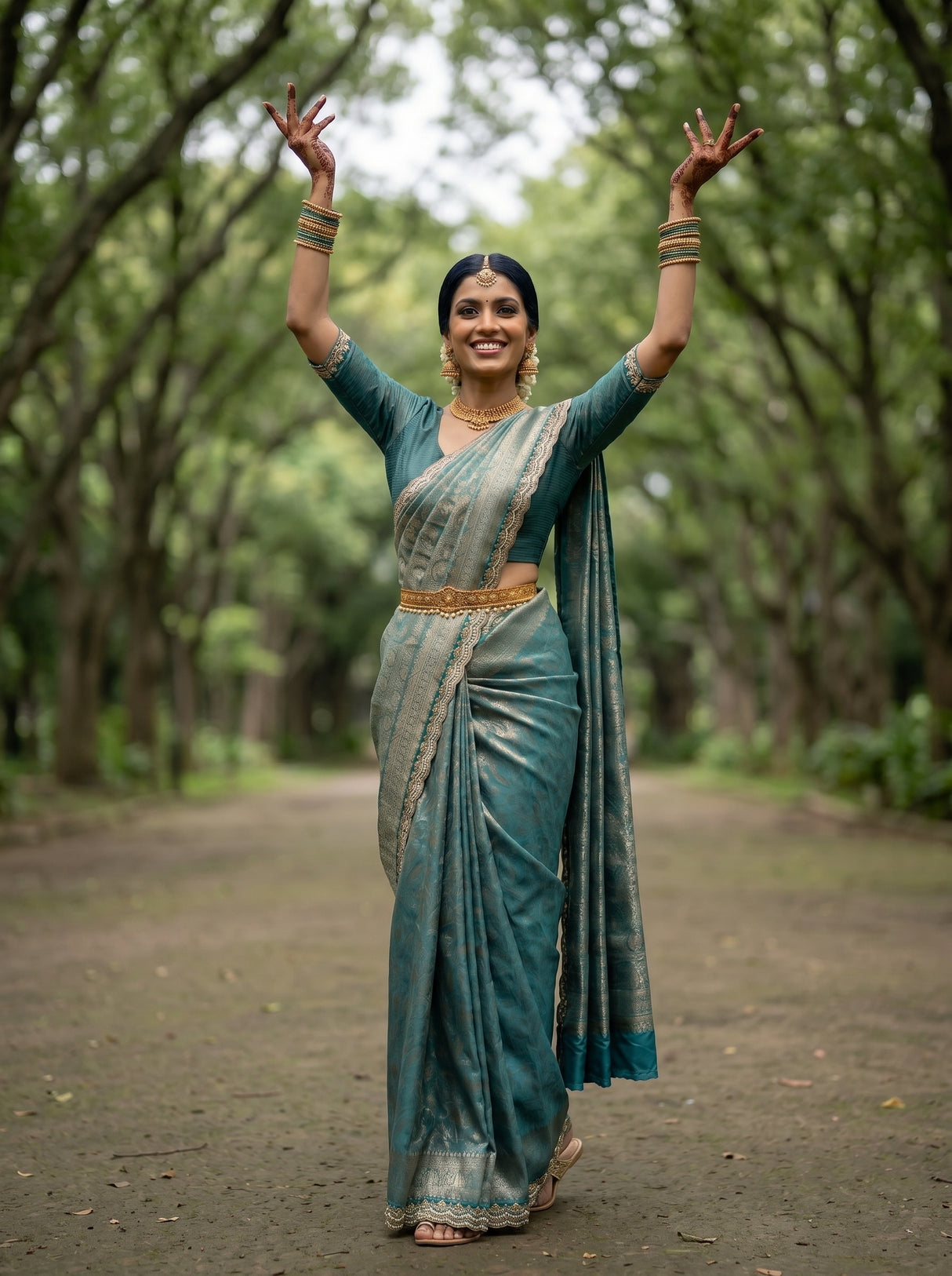 MIMOSA Saree Saree — pose 5 styling detail
