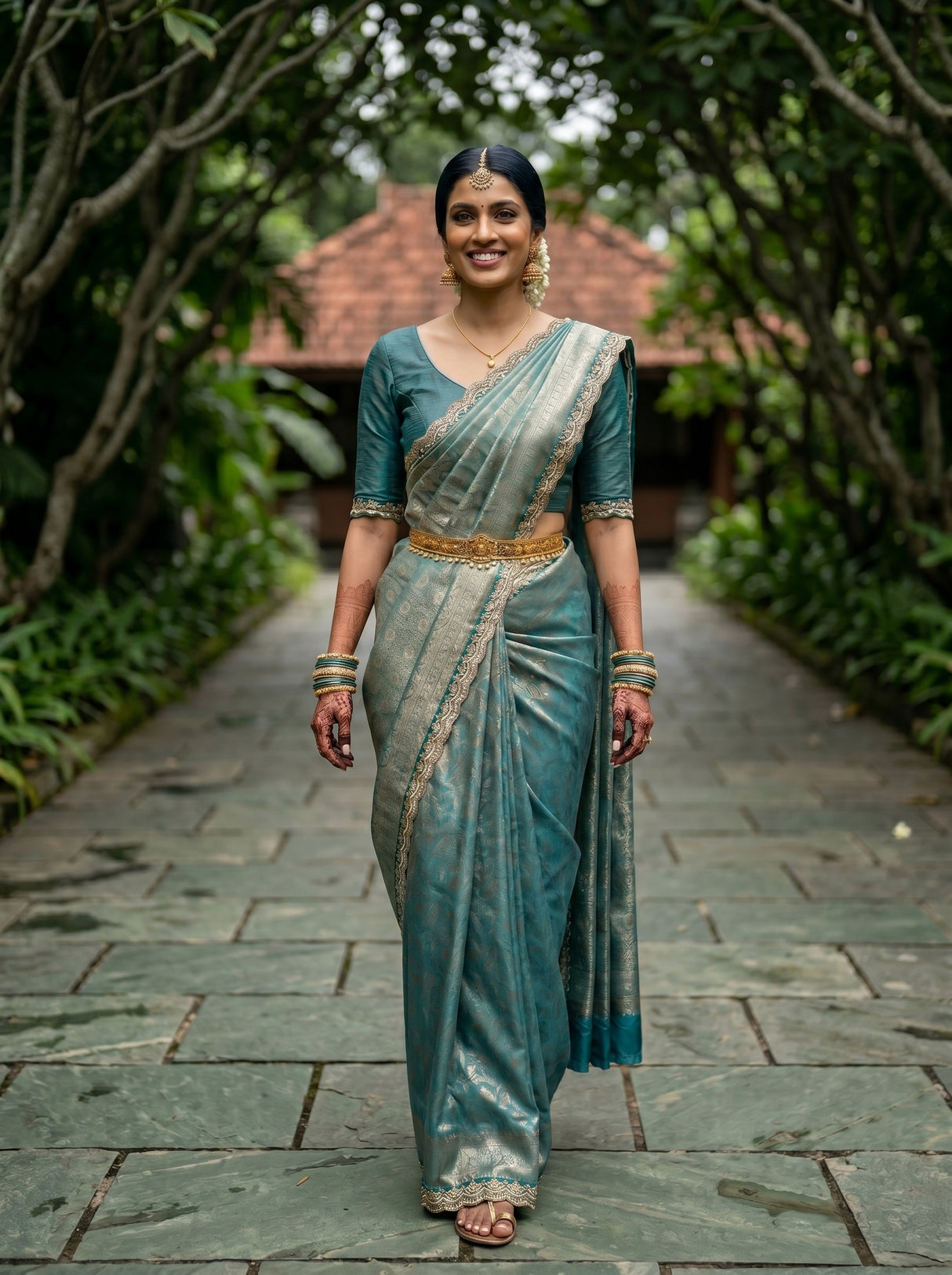 MIMOSA Saree Saree — pose 6 styling detail
