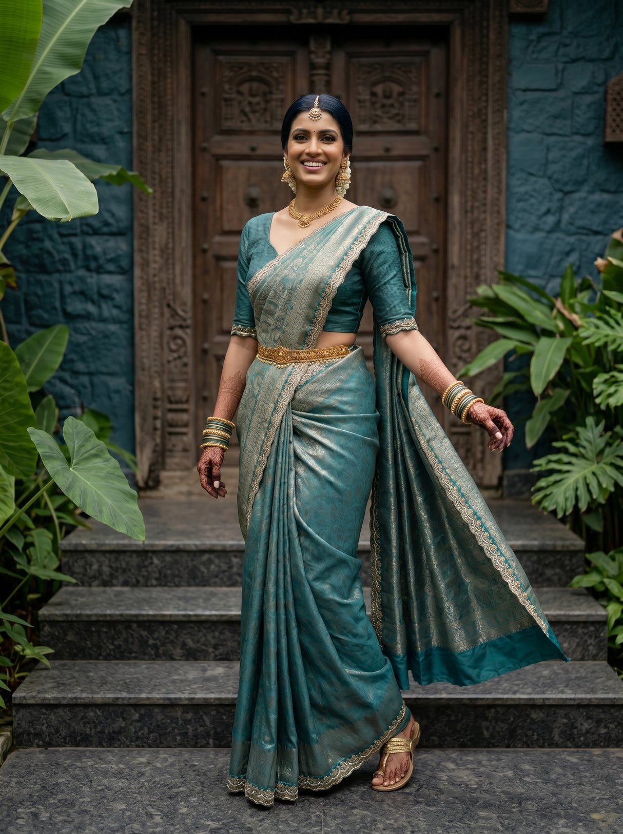 MIMOSA Saree Saree — pose 9 styling detail
