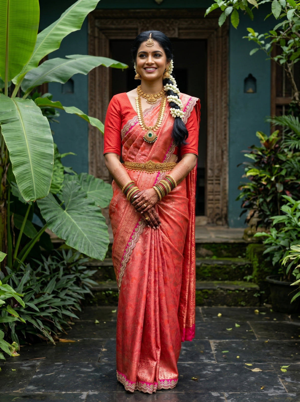 MIMOSA Saree Saree — front view on mannequin