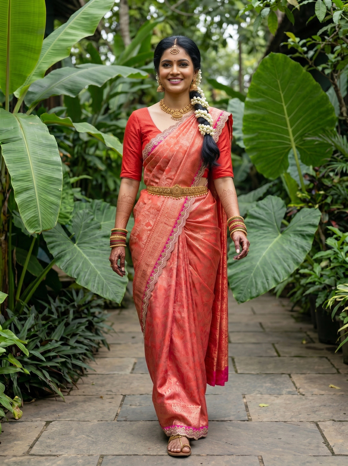 MIMOSA Saree Saree — pose 6 styling detail