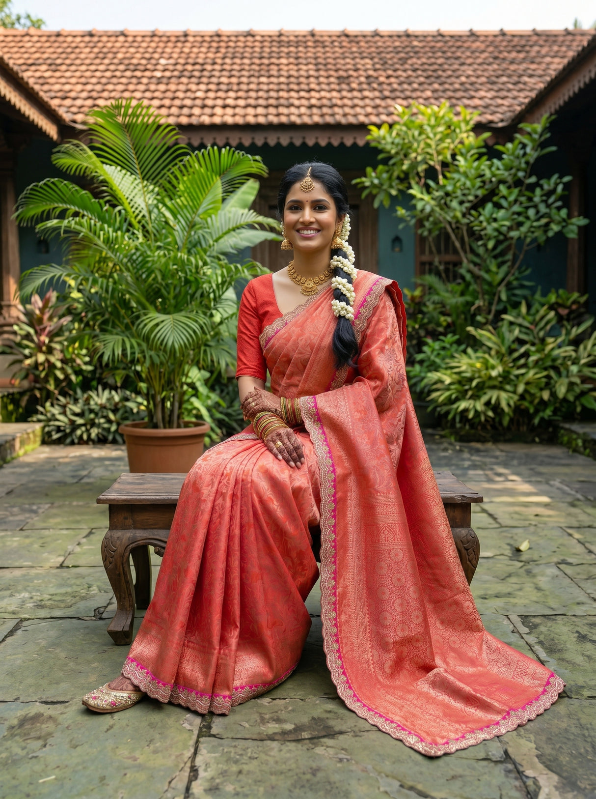 MIMOSA Saree Saree — pose 8 styling detail