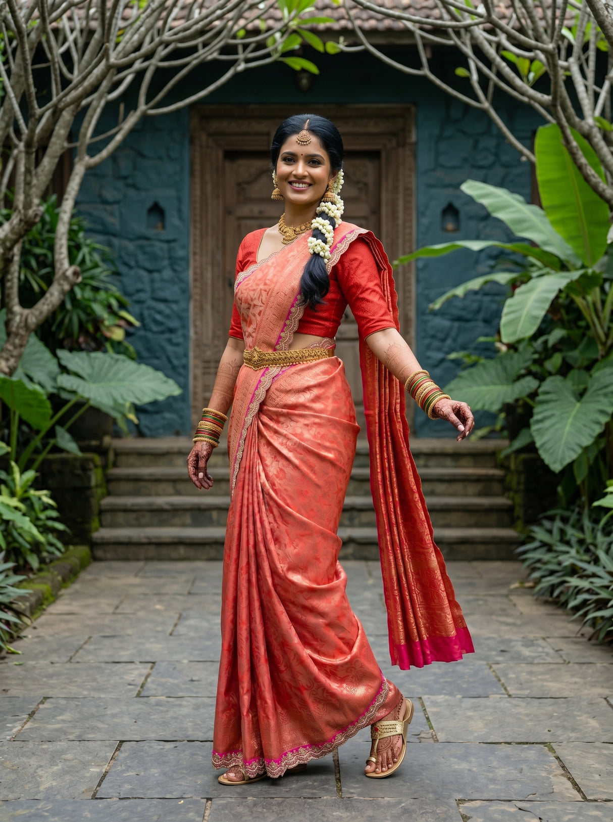 MIMOSA Saree Saree — pose 9 styling detail