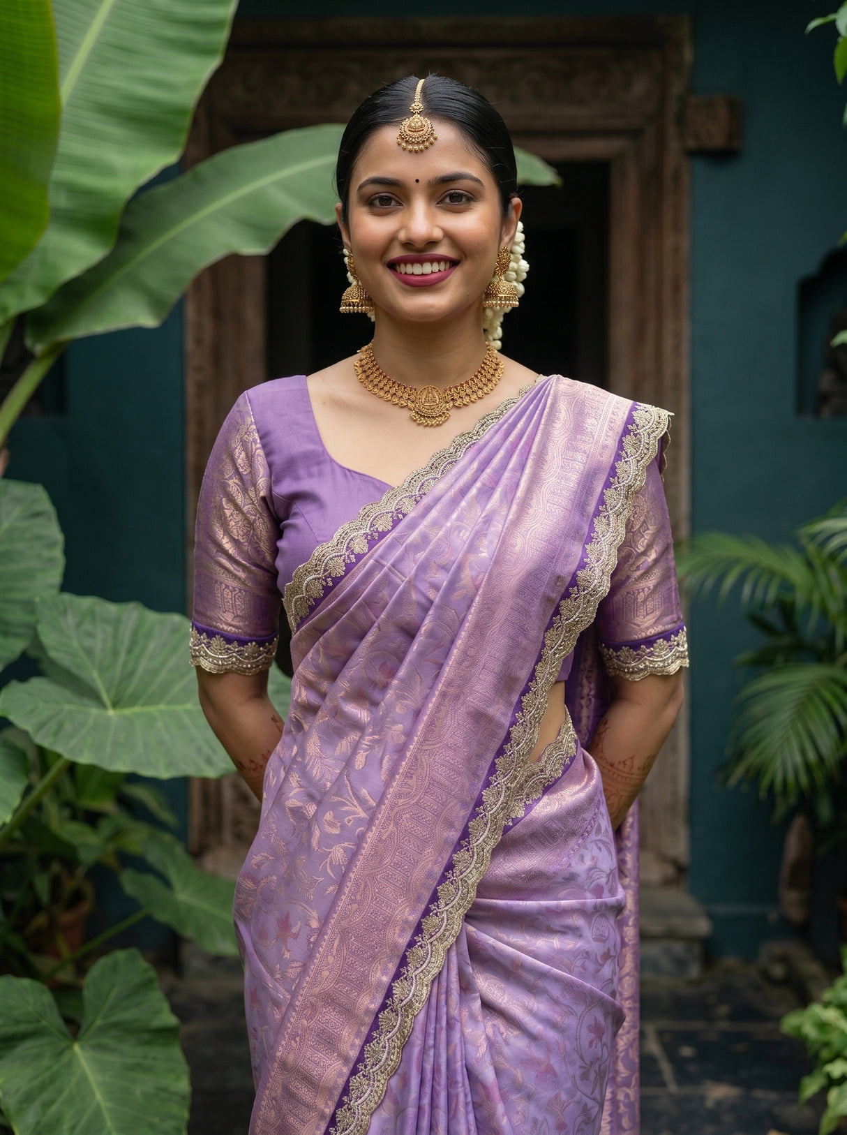MIMOSA Saree Saree — pose 10 styling detail