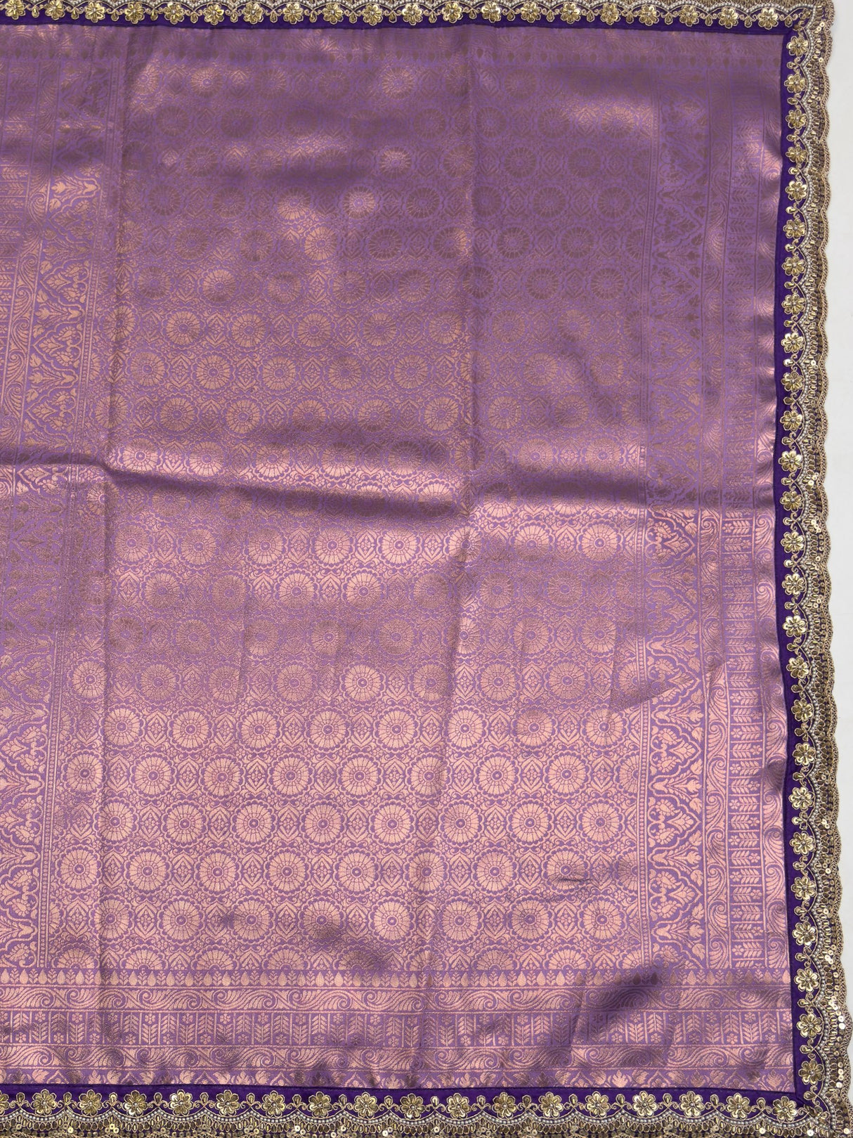 MIMOSA Saree Saree — pallu and zari work detail