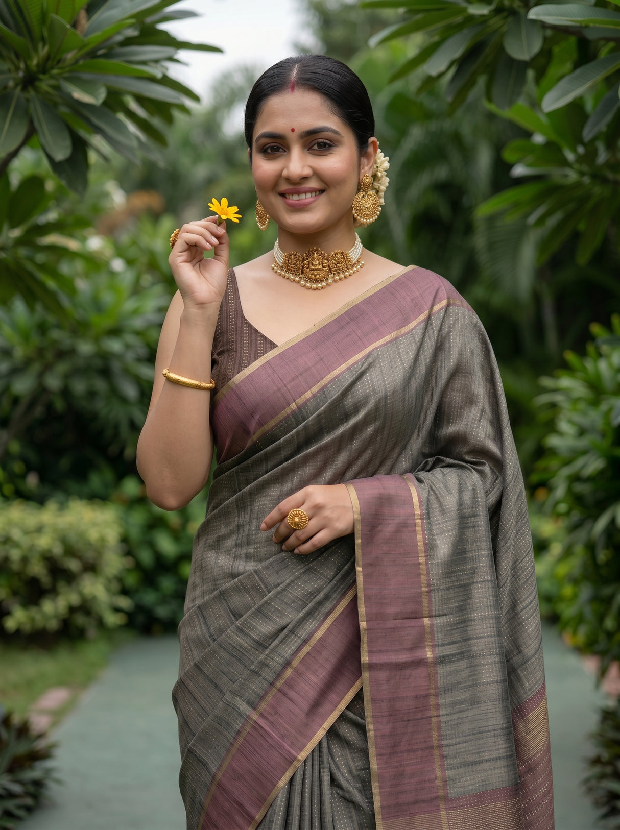 MIMOSA Saree Saree — pose 10 styling detail