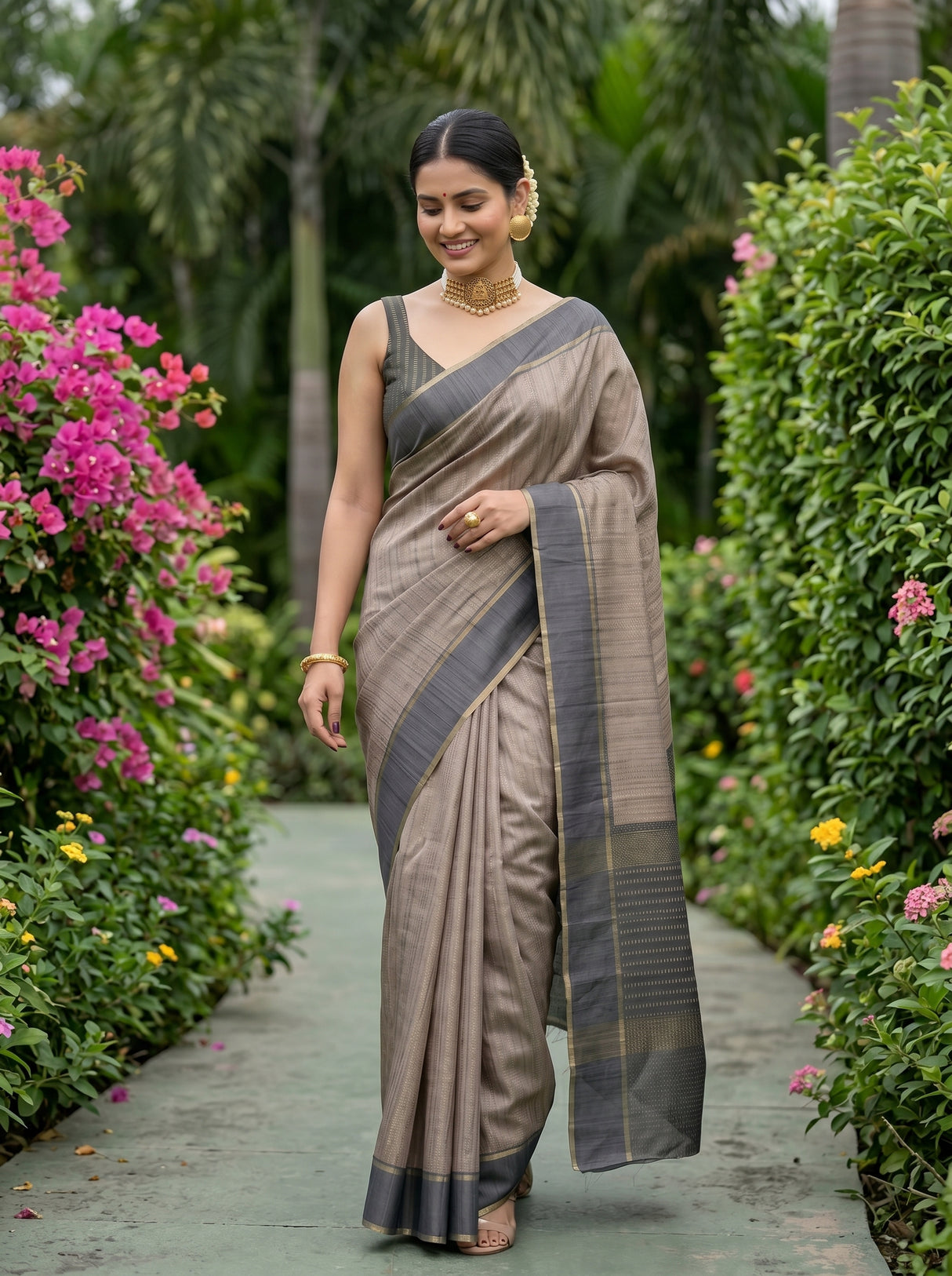 MIMOSA Saree Saree — pose 6 styling detail
