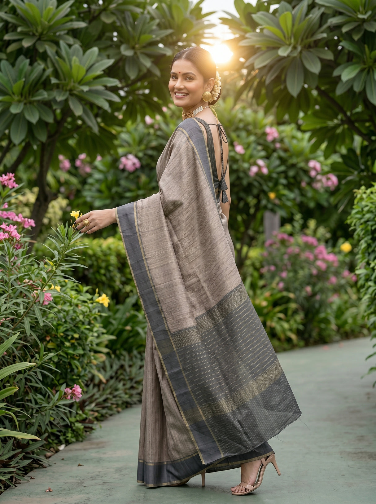 MIMOSA Saree Saree — pose 7 styling detail