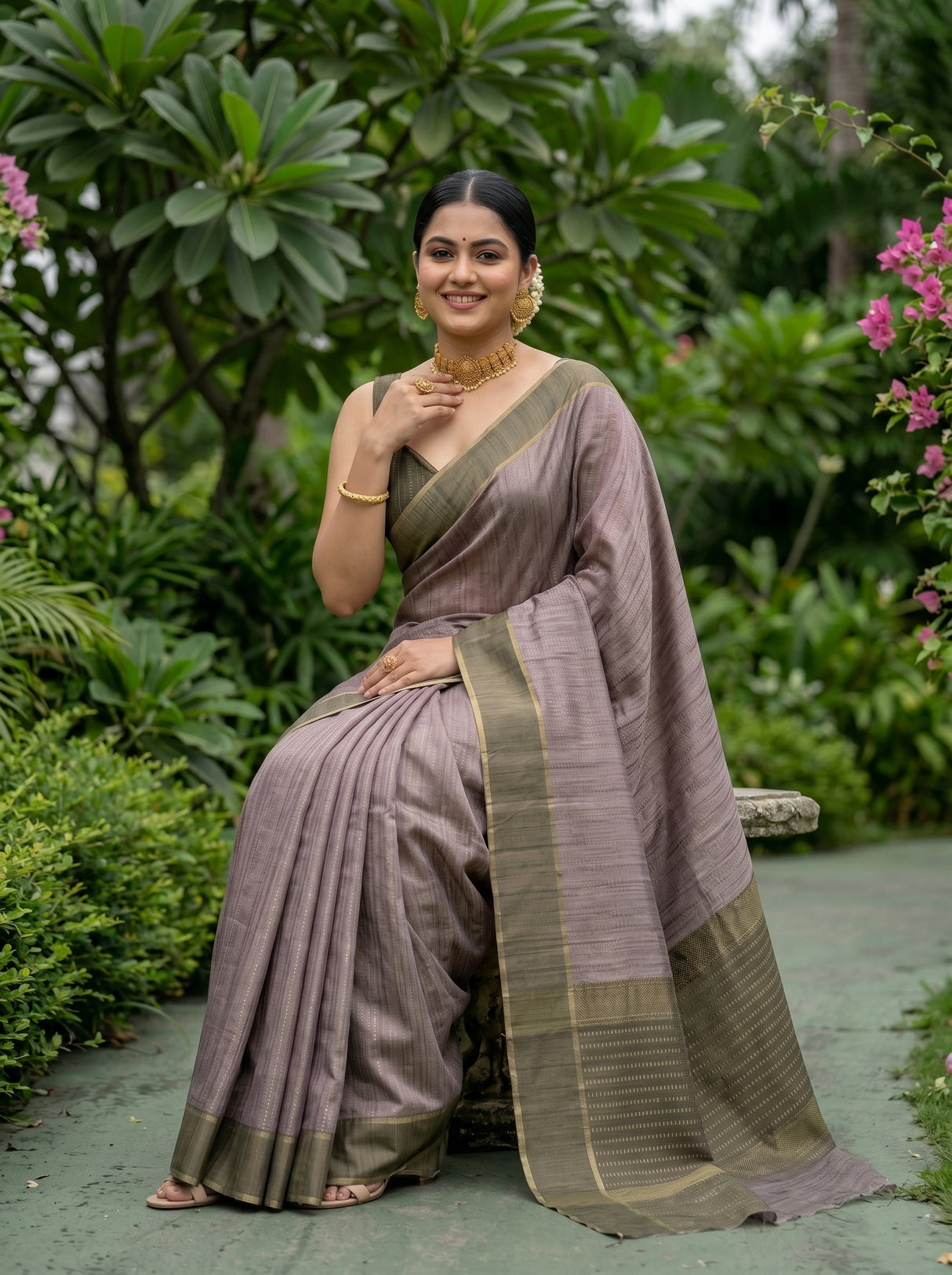 MIMOSA Saree Saree — pose 8 styling detail