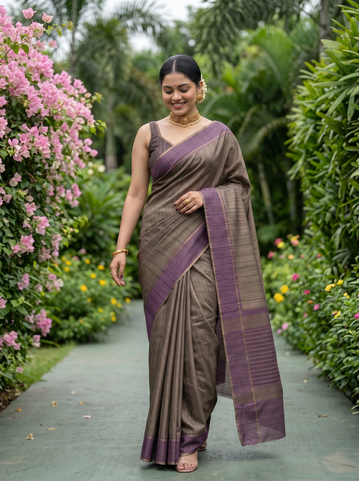 MIMOSA Saree Saree — pose 6 styling detail