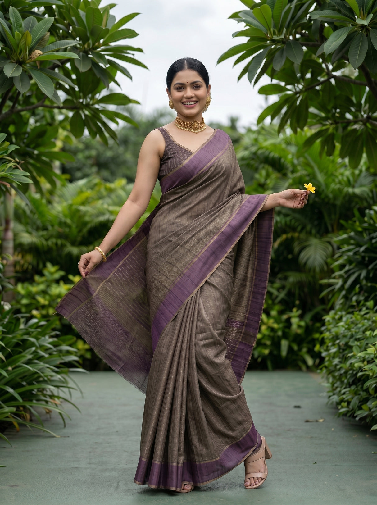 MIMOSA Saree Saree — pose 9 styling detail