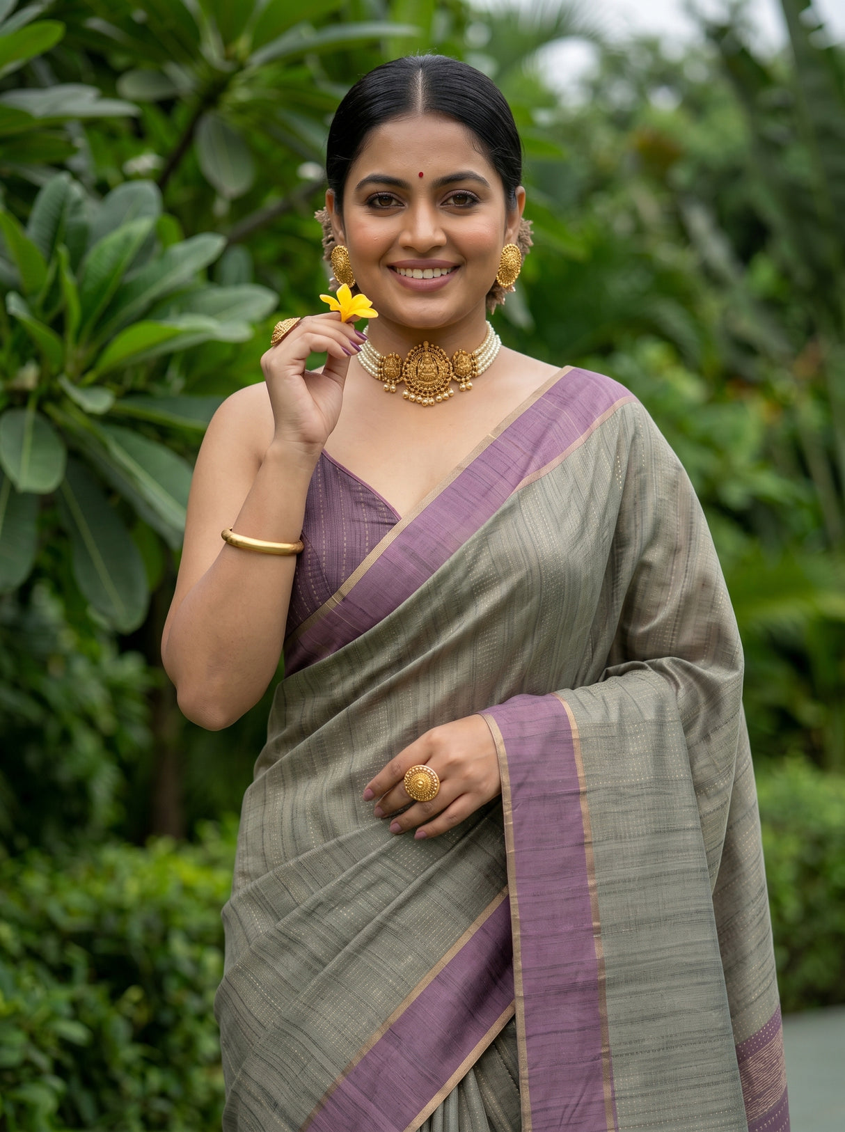 MIMOSA Saree Saree — pose 10 styling detail