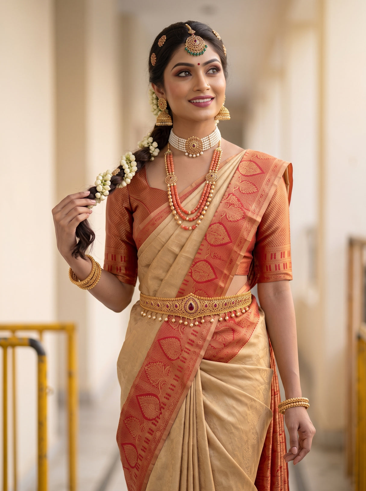 MIMOSA Saree Saree — pose 10 styling detail