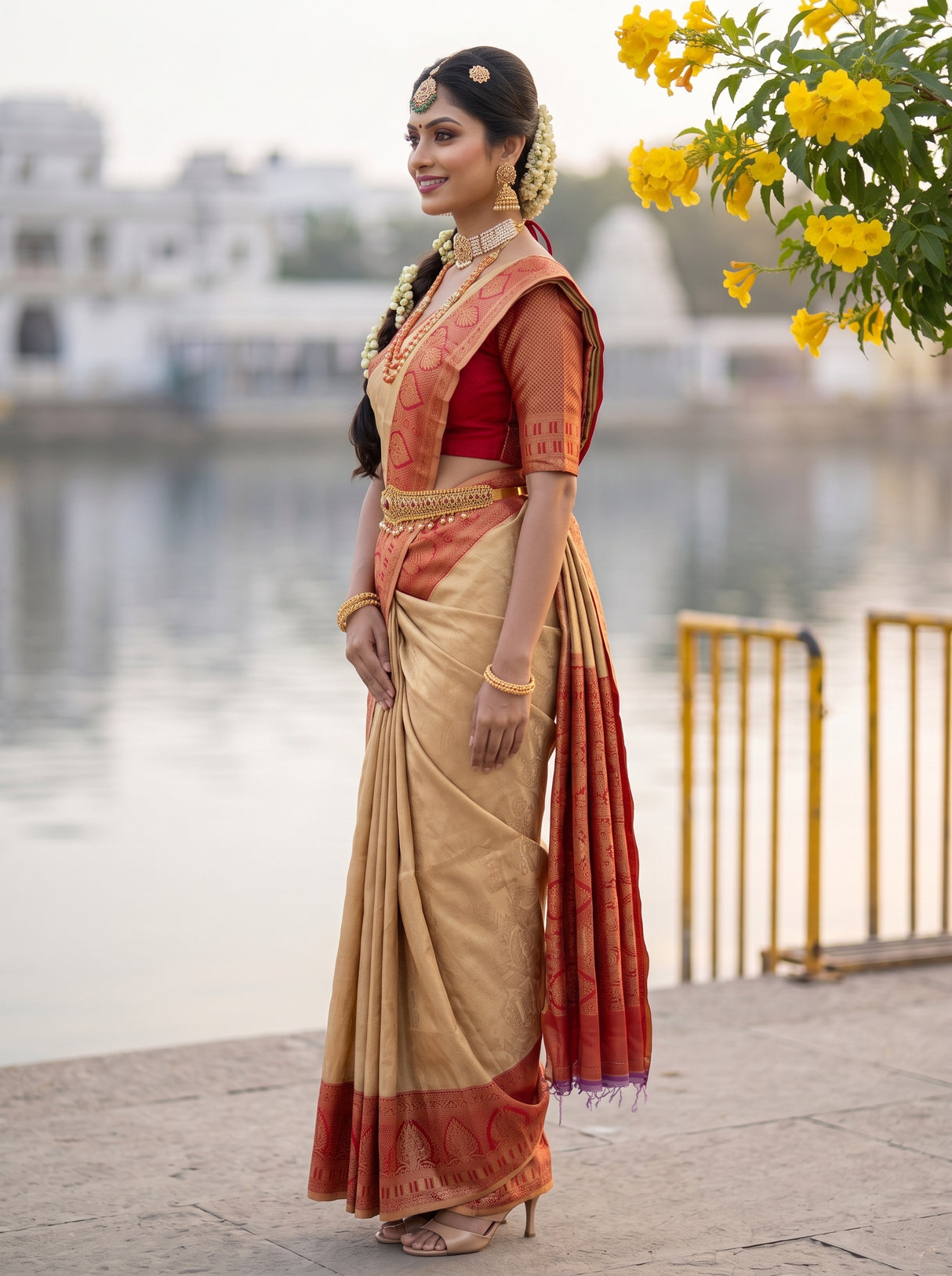 MIMOSA Saree Saree — pose 3 styling detail
