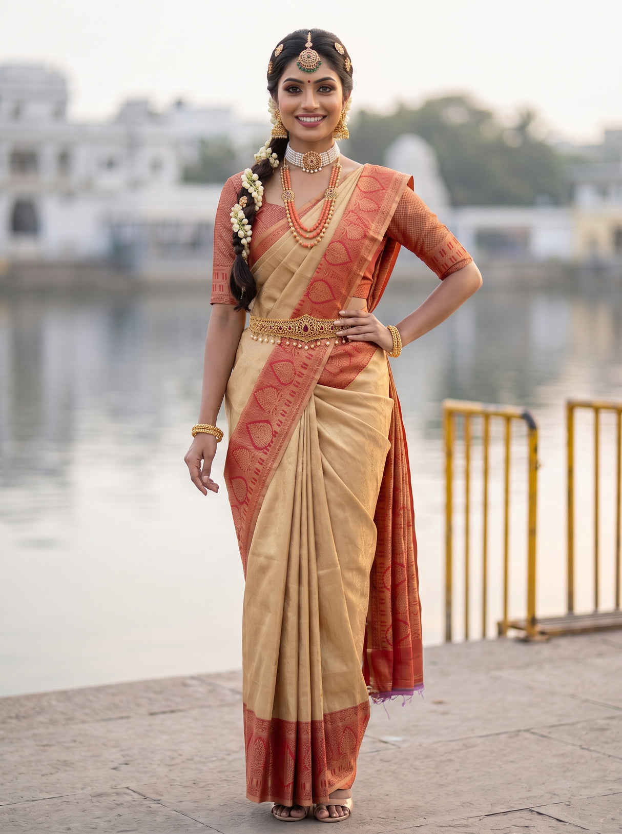 MIMOSA Saree Saree — pose 4 styling detail