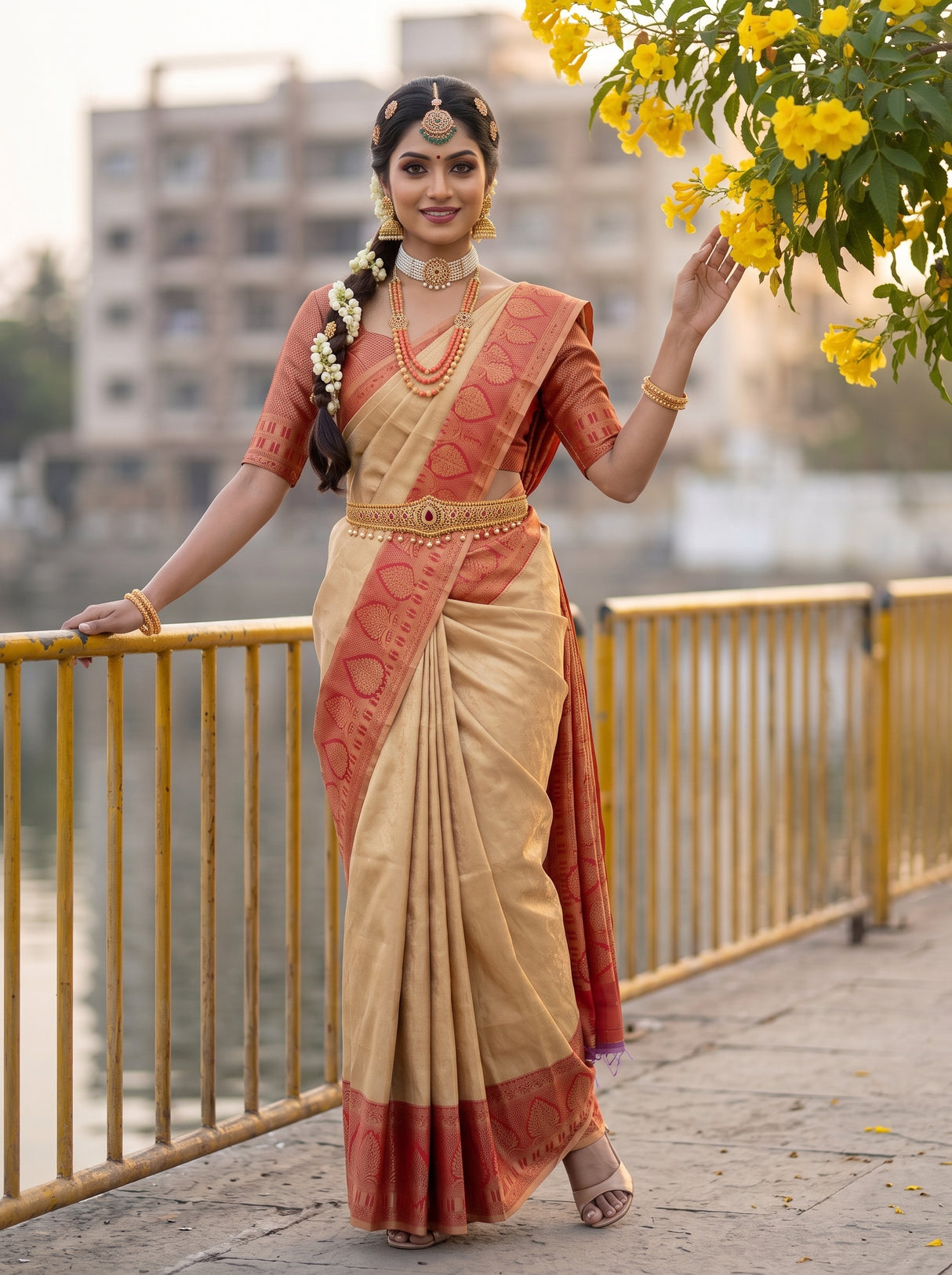 MIMOSA Saree Saree — pose 5 styling detail