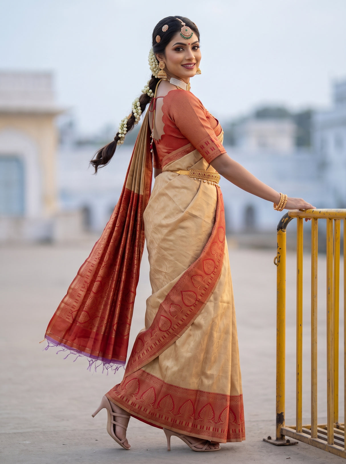 MIMOSA Saree Saree — pose 9 styling detail