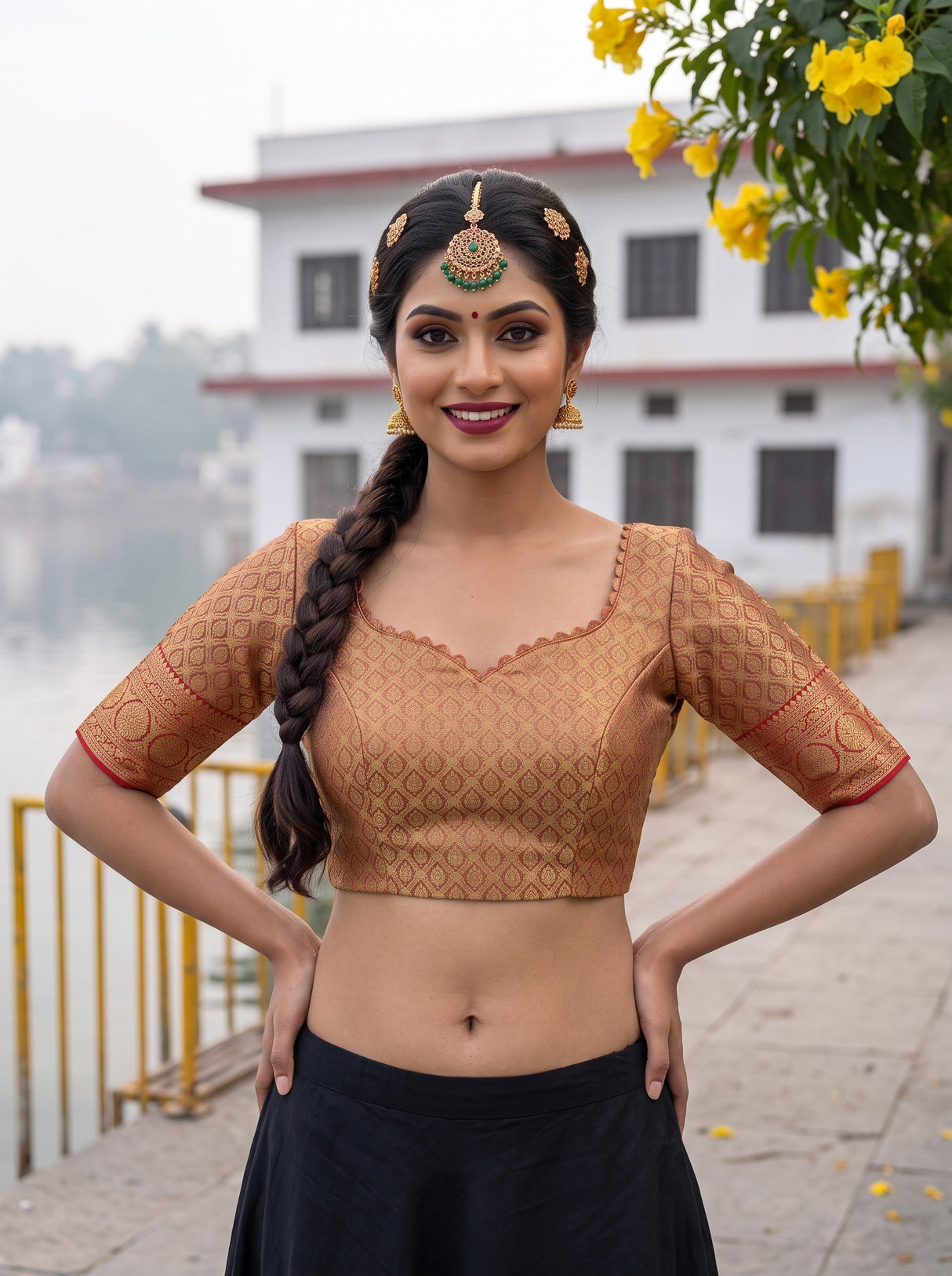 MIMOSA Saree Saree — blouse close-up