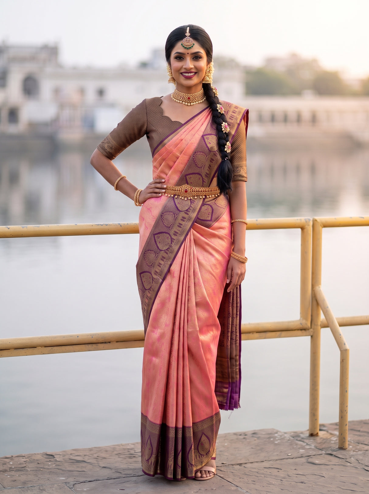 MIMOSA Saree Saree — pose 4 styling detail