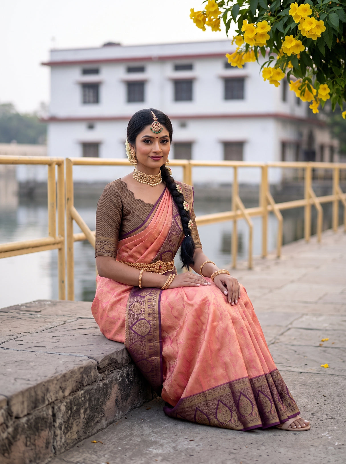MIMOSA Saree Saree — pose 8 styling detail