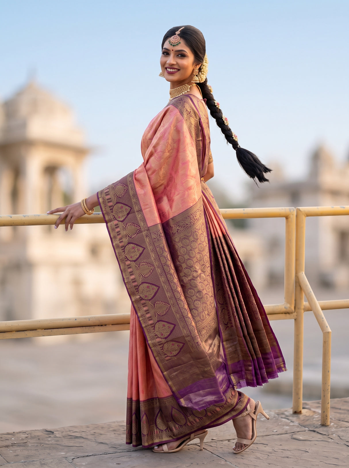 MIMOSA Saree Saree — pose 9 styling detail