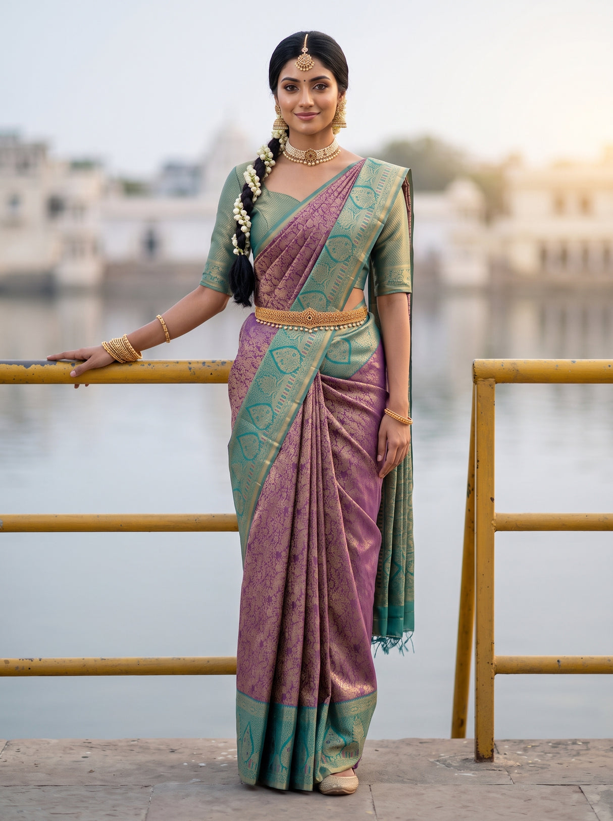 MIMOSA Saree Saree — front view on mannequin