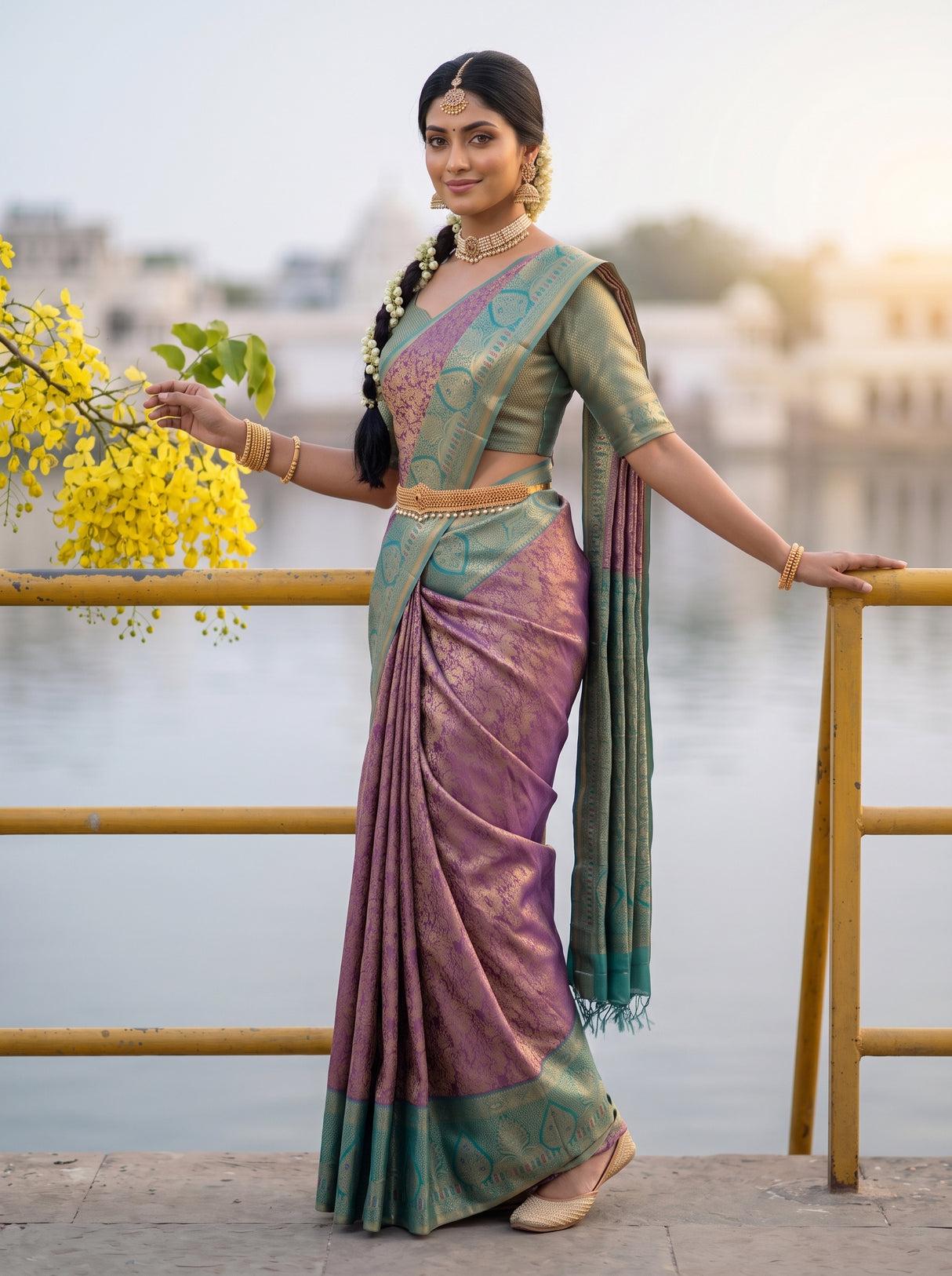MIMOSA Saree Saree — pose 5 styling detail