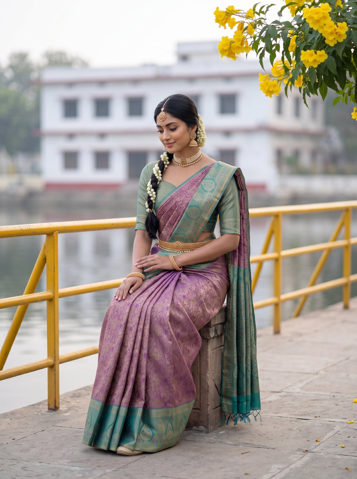MIMOSA Saree Saree — pose 8 styling detail